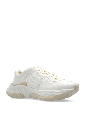 Gucci o1mt1gz0925 Men's Gucci Ripple Sneakers in Cream Size US 8.5 / EU 41-42 - 3 Thumbnail