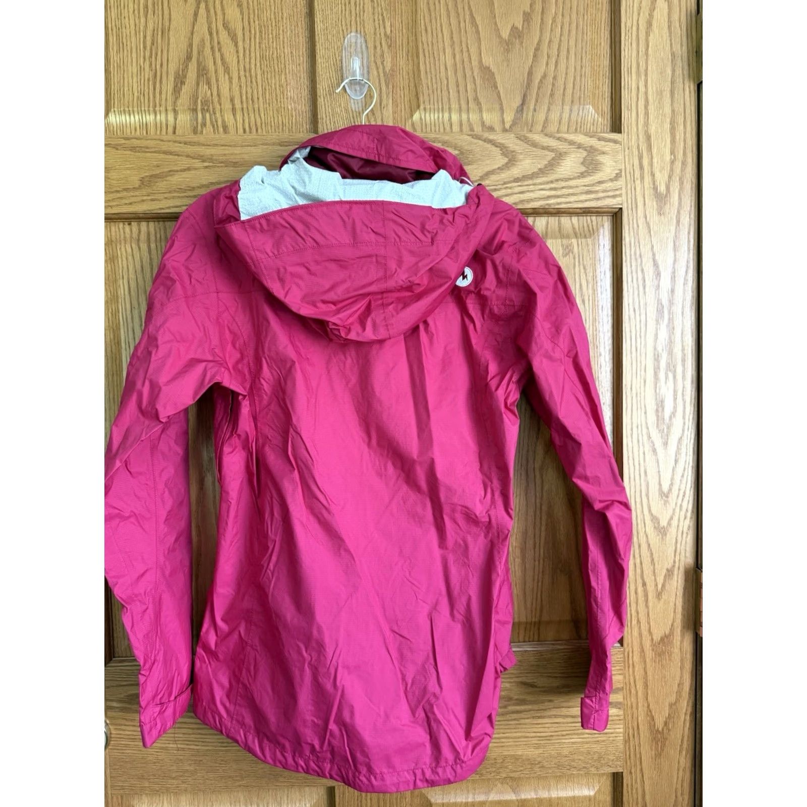 Marmot Womens Marmot Pink Jacket Medium Front Zip Softshell Windbreaker Outdoor Full Zip Ready for Spring Winter Fall Outdoor Sports Mens Womens Girls Boys Size M / US 6-8 / IT 42-44 - 2 Thumbnail