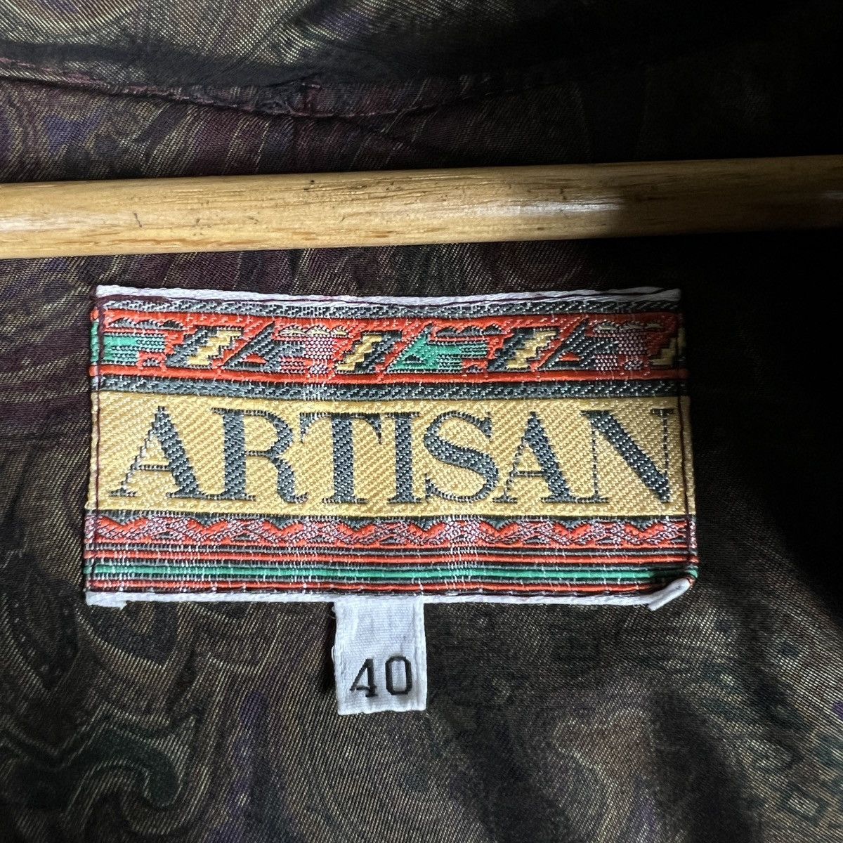 Artisan Outfitters 🔥Artisan Fur Trim Paisley Light Puffer Jacket Made In Italy Size M / US 6-8 / IT 42-44 - 14 Thumbnail