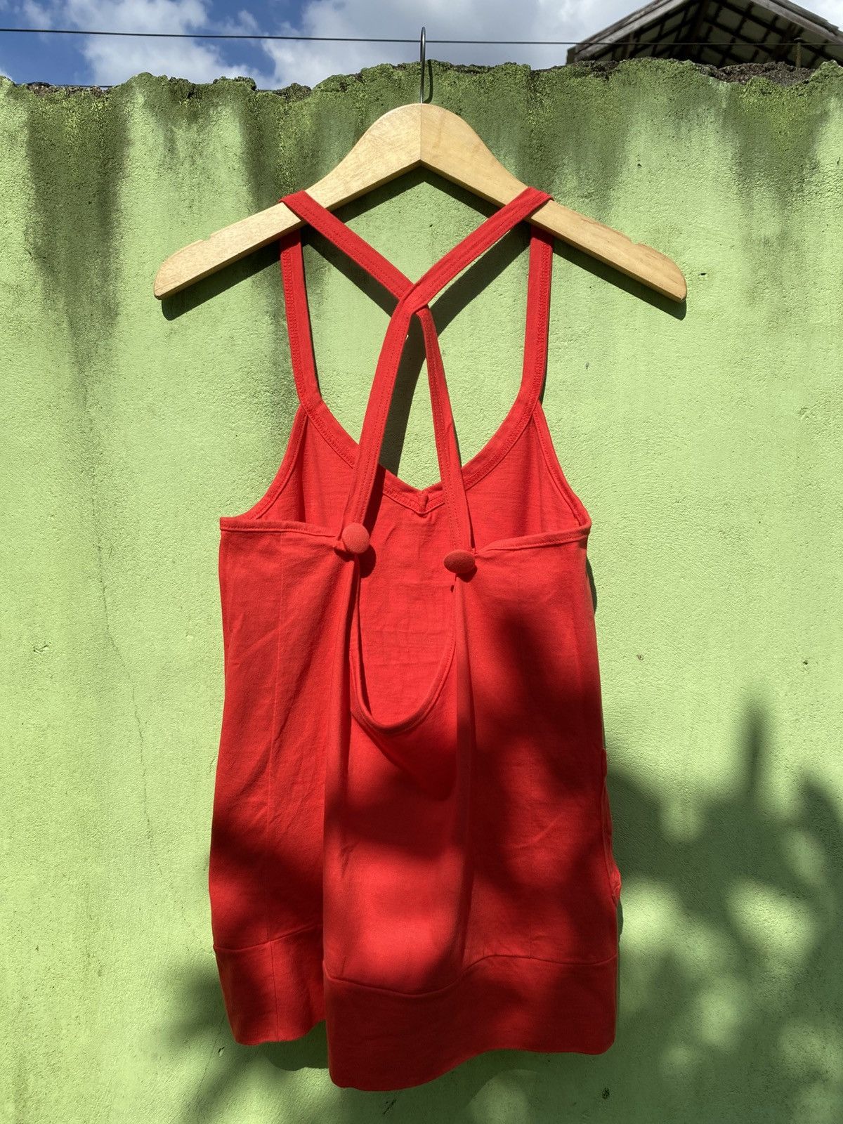 Japanese Brand Y2K Cute Red MILKFED Pocket Tank Dress Sleeveless Top Size ONE SIZE - 8 Thumbnail
