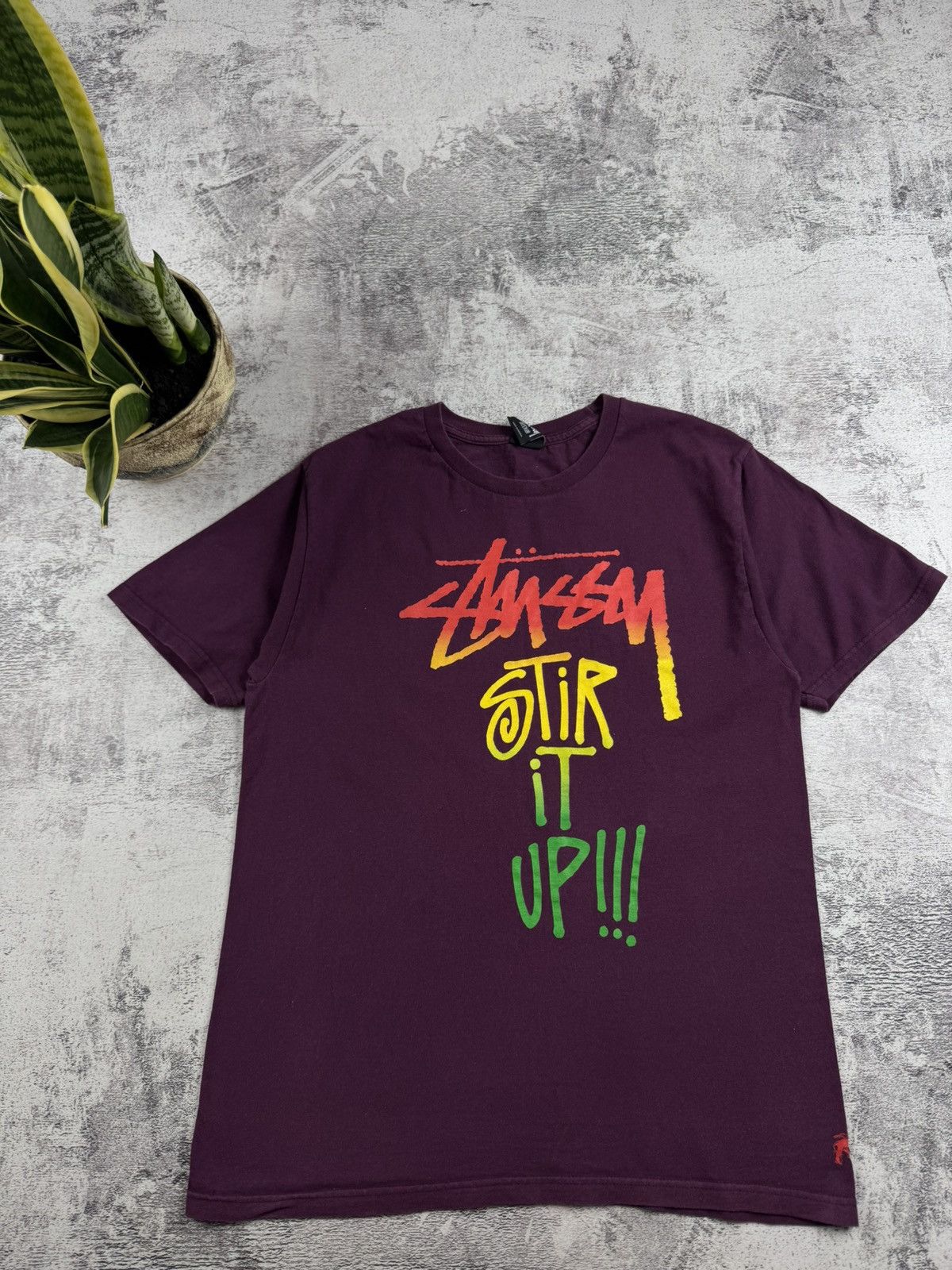 Stussy STUSSY Stir It Up! Cherry Logo Red Mexico USA Rap 90S Hip Hop T Shirt Tee Jersey Size US M / EU 48-50 / 2 - 4 Thumbnail