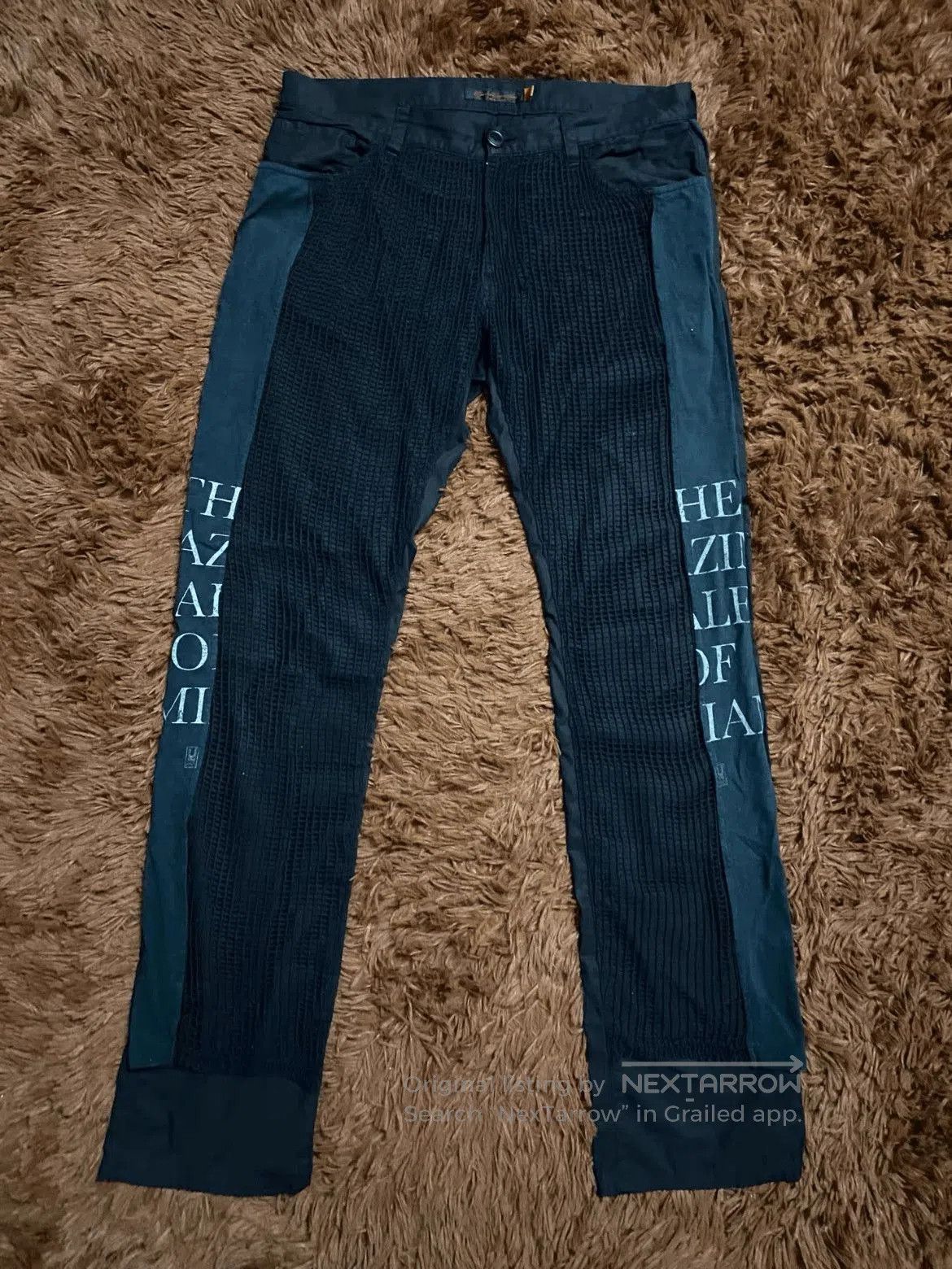 Undercover Sz 3 Undercover 06SS T-period Slogan Pants. Size US 31 - 1 Thumbnail