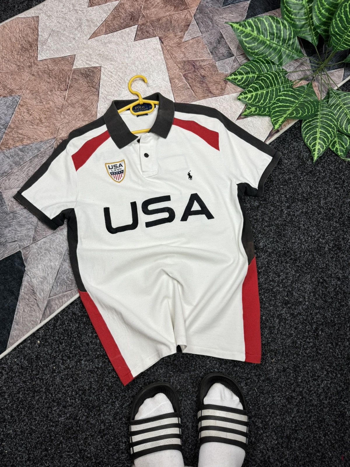 Polo Ralph Lauren POLO T-SHIRT WITH A HUGE LOGO USA 🇺🇸 POLO RALPH LAUREN SIZE M Size US M / EU 48-50 / 2 - 25 Thumbnail
