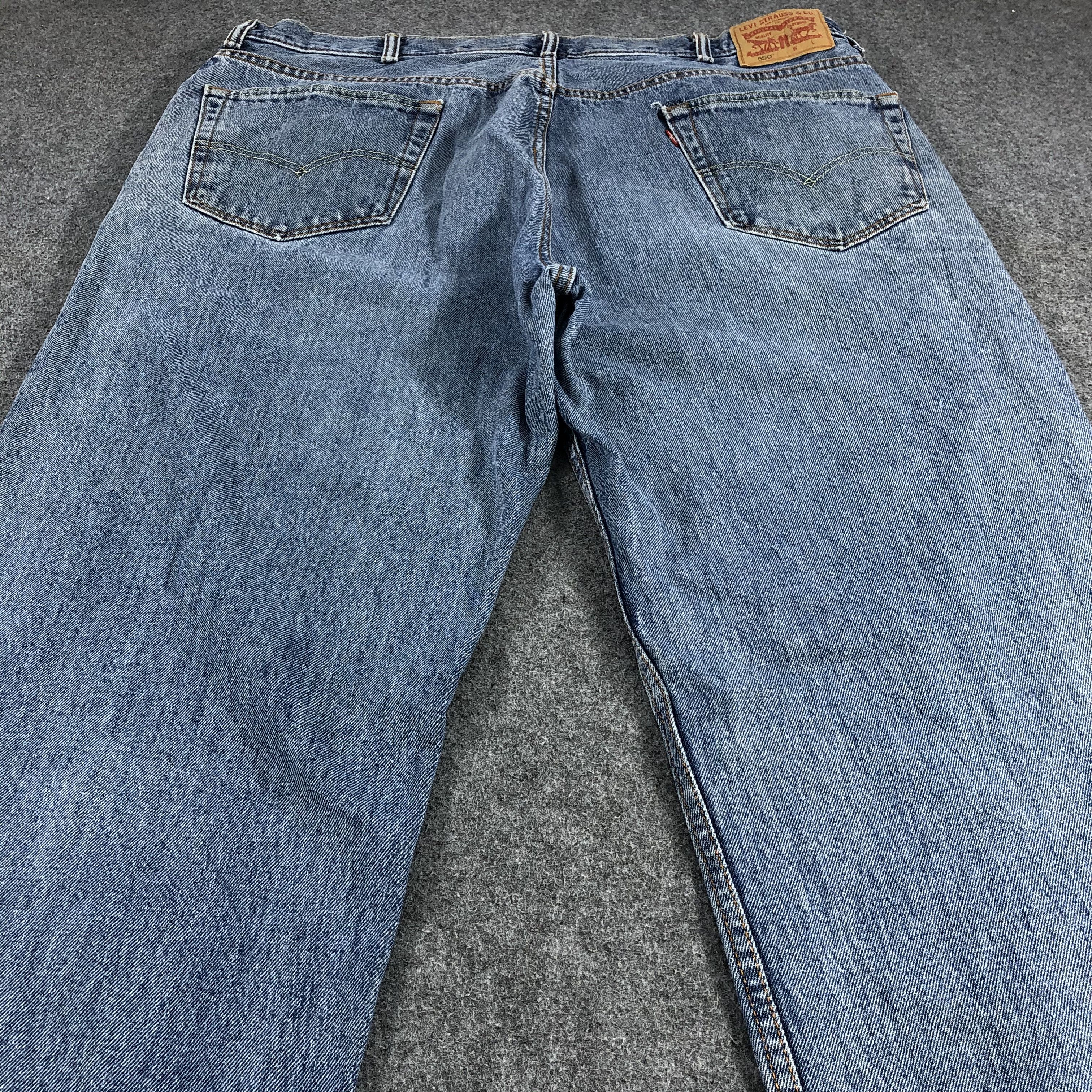 Levi's × Vintage Vintage Levis 550 Light Wash Jeans-JM1285 Size US 42 / EU 58 - 4 Thumbnail