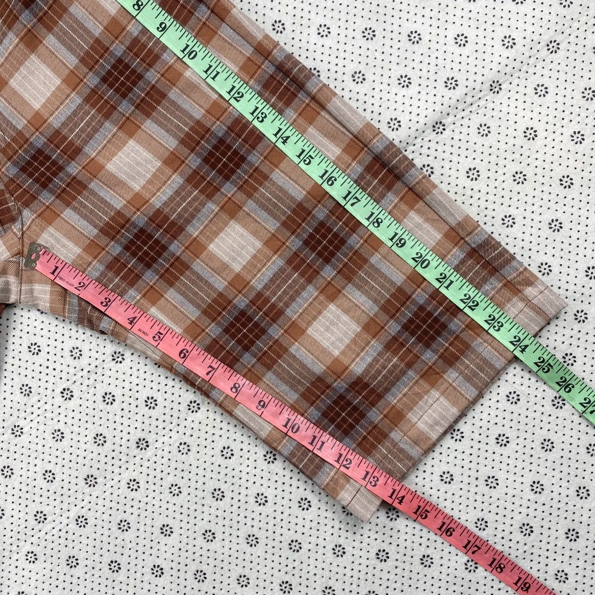 Japanese Brand Crocodile Japan Vintage Plaid Shorts – Archive Summer Flex Size US 29 - 4 Thumbnail
