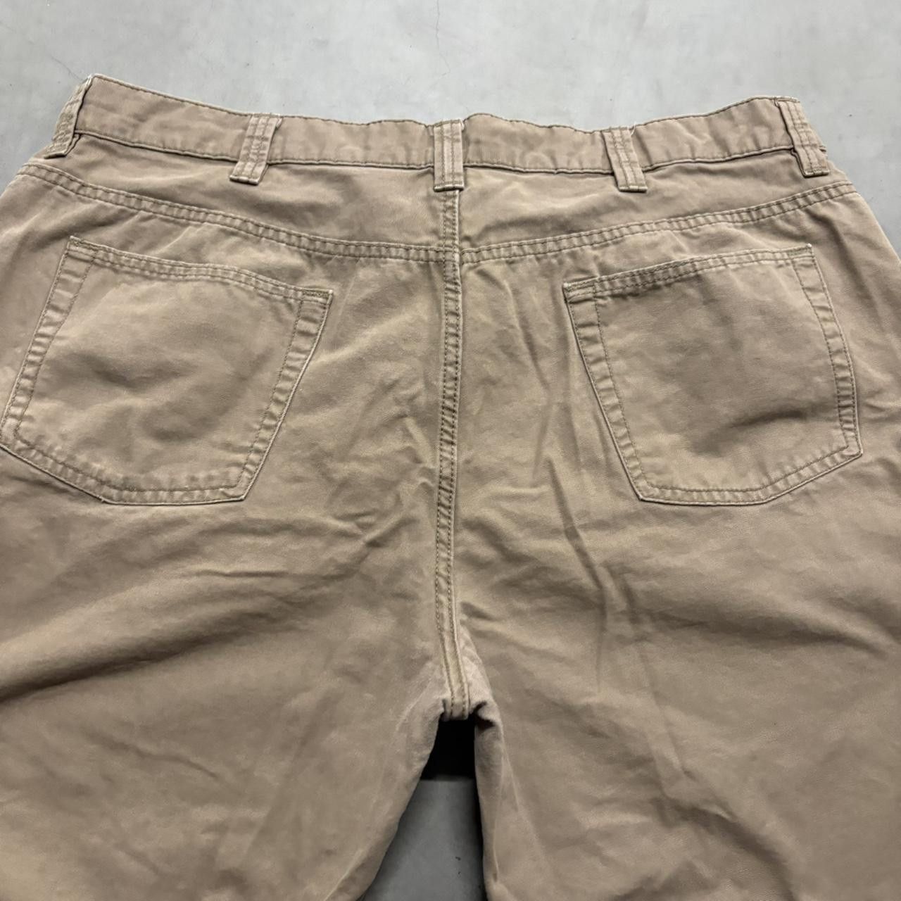 Vintage Crazy Vintage Y2K/2000s Baggy Skater Style Khaki Brown Pants! Size US 42 / EU 58 - 5 Thumbnail