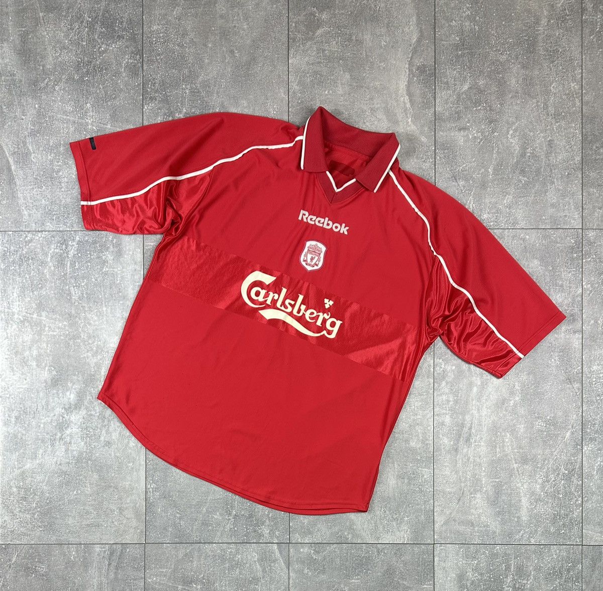 Reebok Reebok Liverpool Fc Home 2000/02 Home Soccer Football Jersey Size US L / EU 52-54 / 3 - 1 Thumbnail