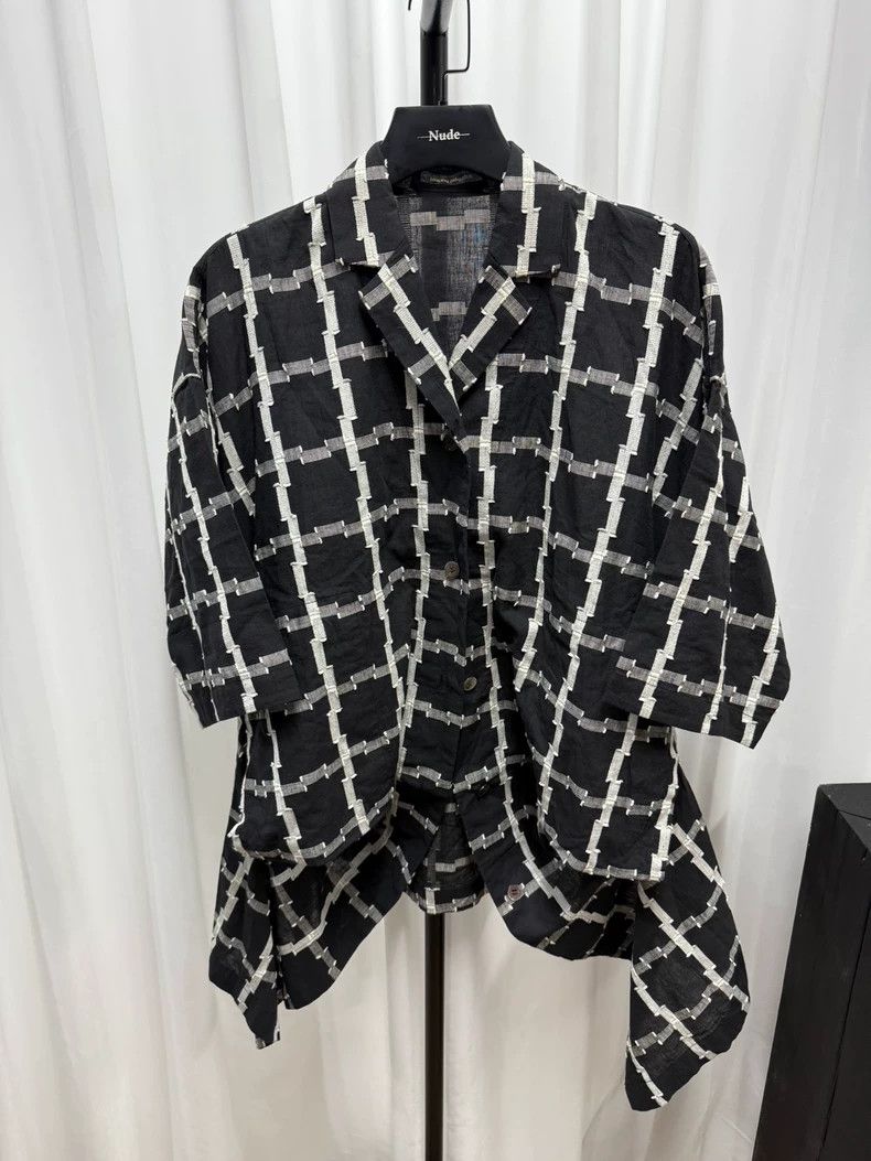 Issey Miyake Issey Miyake Black Pen Period deconstructs the three-quart Size S / US 4 / IT 40 - 1 Thumbnail