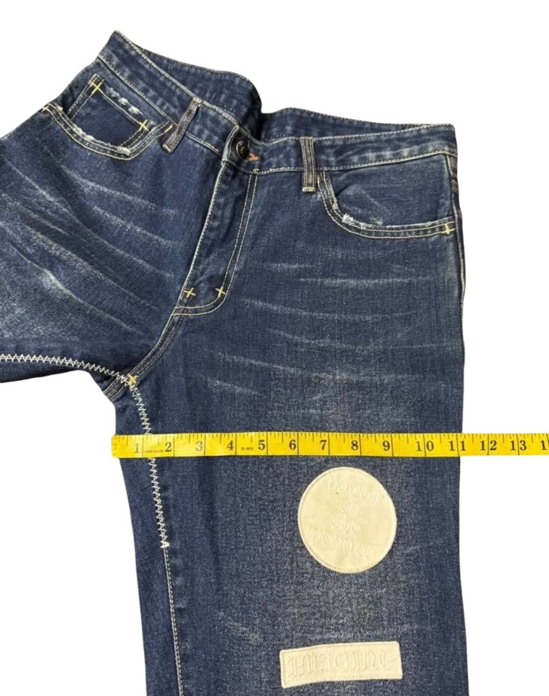 Number (N)ine × Takahiromiyashita The Soloist. Number nine pain broken jeans patches GOD Size US 34 / EU 50 - 6 Thumbnail