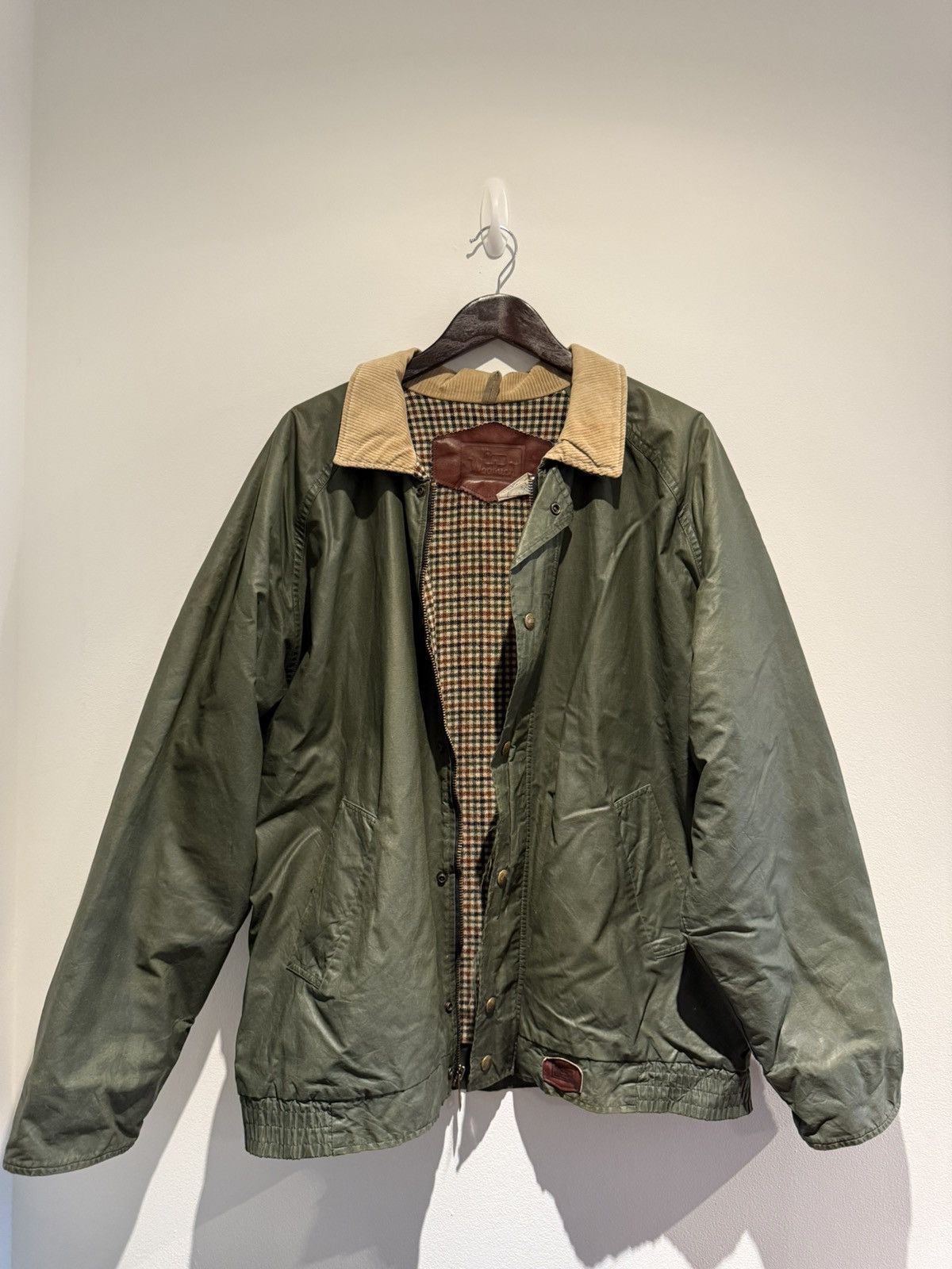 Vintage Green Wax Jacket Size US M / EU 48-50 / 2 - 1 Thumbnail