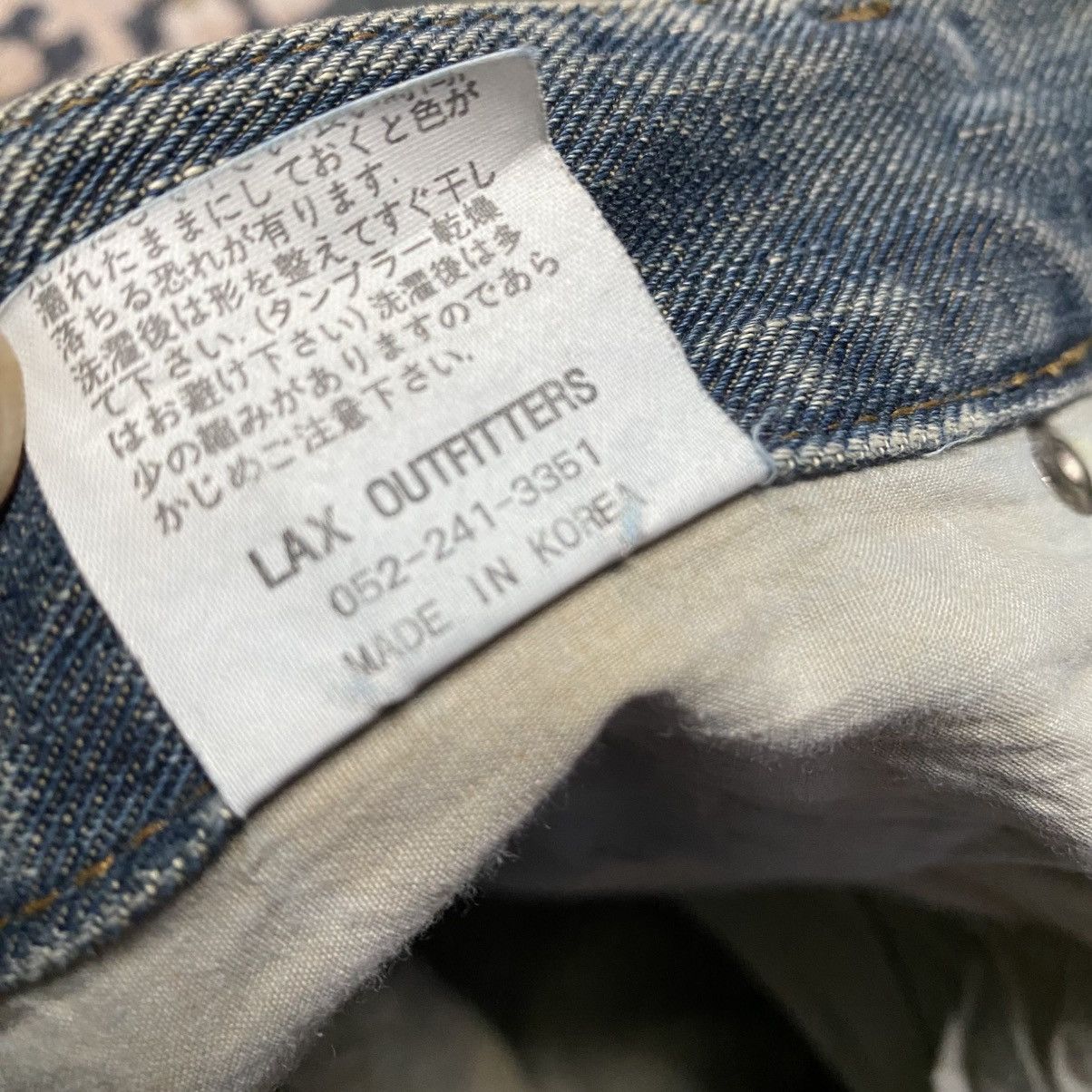 Japanese Brand LAX OUTFITTERS Denim Clawmark Distressed Jeans Size US 30 / EU 46 - 17 Thumbnail