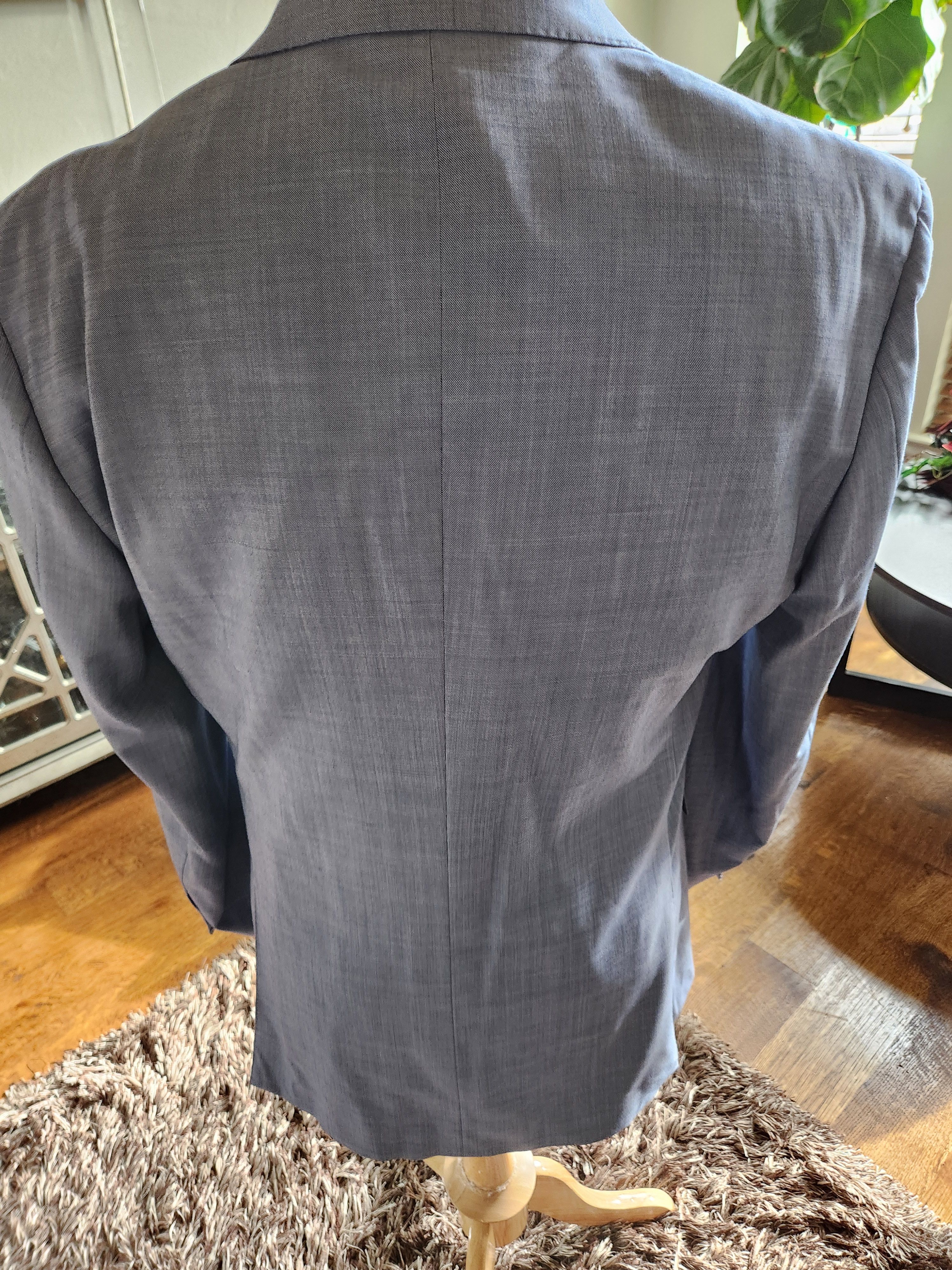 Other Hand Tailored Acustom Apparel Light Blue Suit Size 46L - 3 Thumbnail