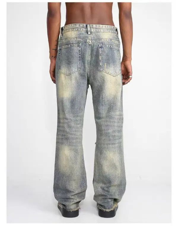 VIBE y2k washed faded loose baggy jeans Size US 30 / EU 46 - 4 Thumbnail