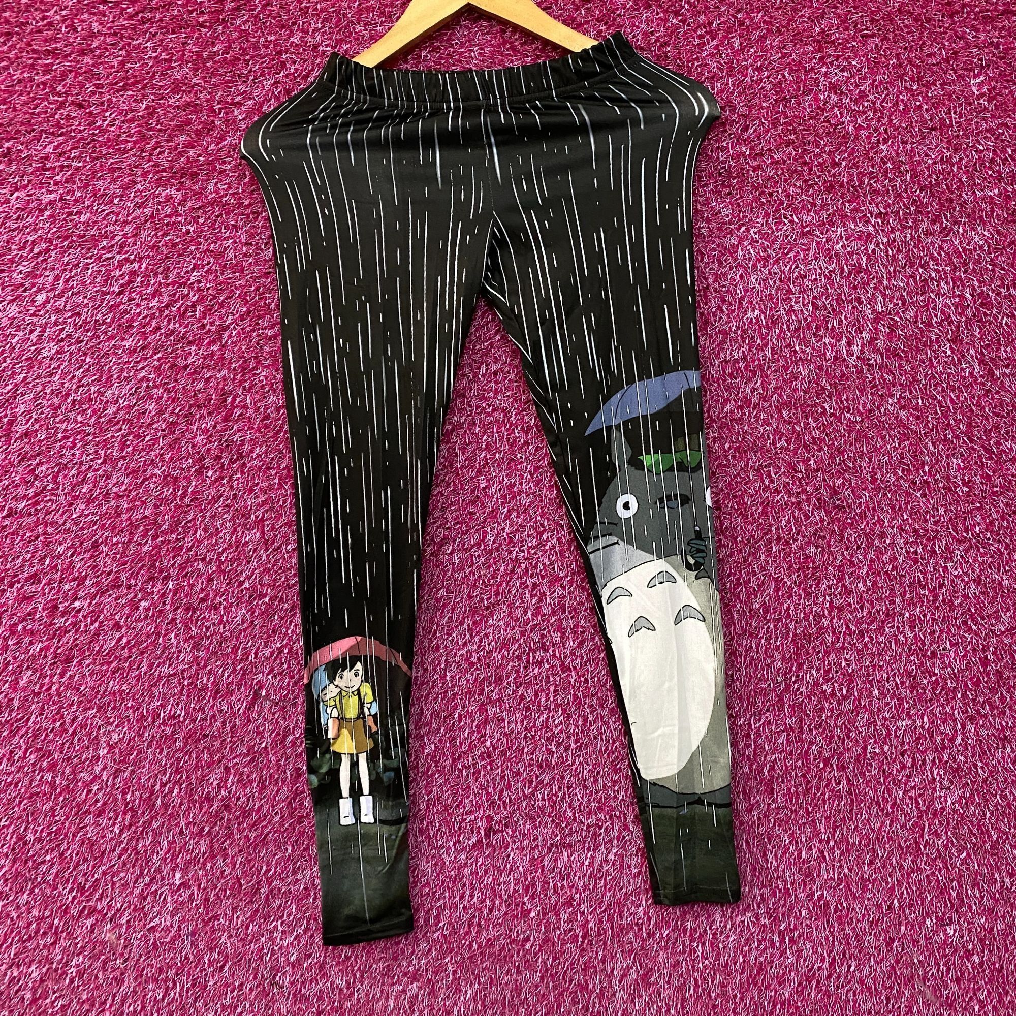 Other Studio Ghibli My Neighbor Totoro Rain Leggings XS Size 22" - 1 Thumbnail