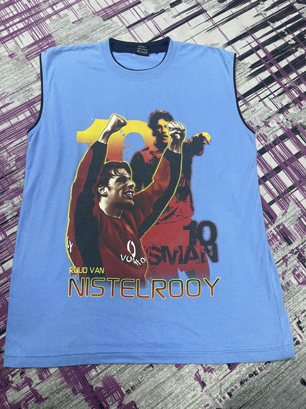 Sports Specialties VINTAGE RUUD VAN NISTELROOY SLEEVELESS TEE VERY RARE Size US L / EU 52-54 / 3 - 1 Thumbnail
