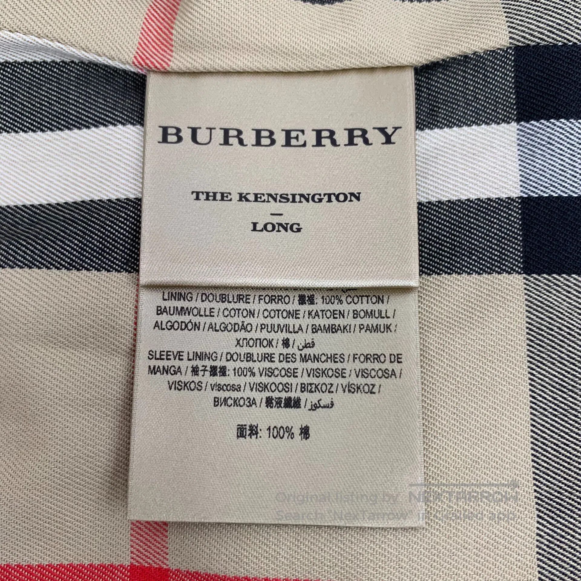 Burberry Burberry Brown Cotton Collar Double-breasted Long Sleeve B Size XS / US 0-2 / IT 36-38 - 7 Thumbnail