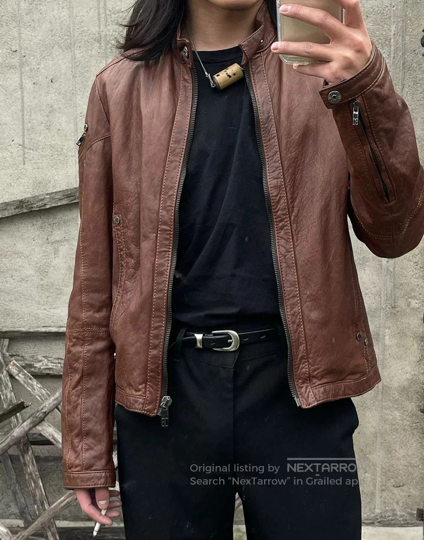 Dirk Bikkembergs Dirk Bikkembergs Leather Motorcycle Jacket. Size US M / EU 48-50 / 2 - 9 Thumbnail