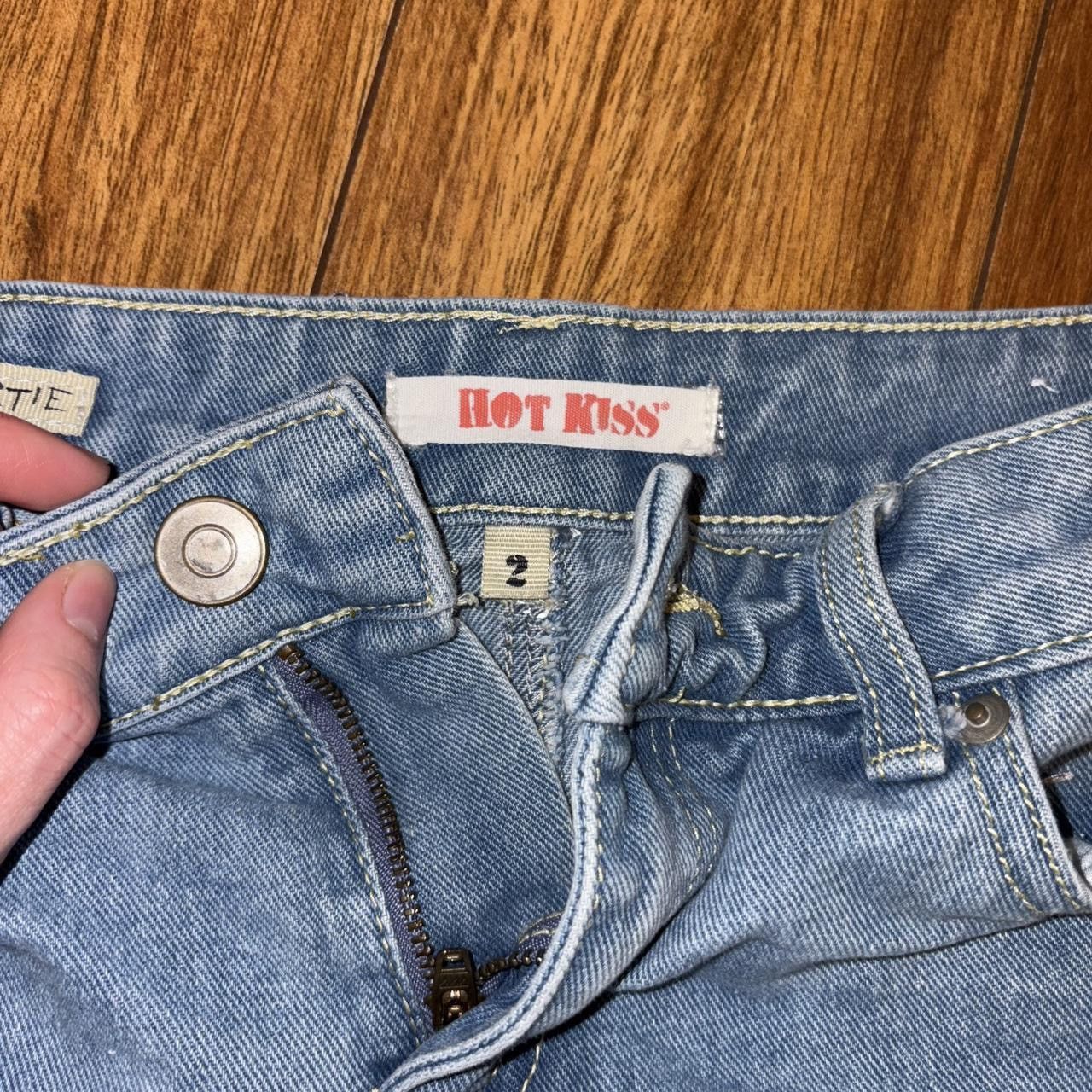 Other Y2K blue denim shorts with lace detailing Size 26" / US 2 / IT 38 - 4 Thumbnail