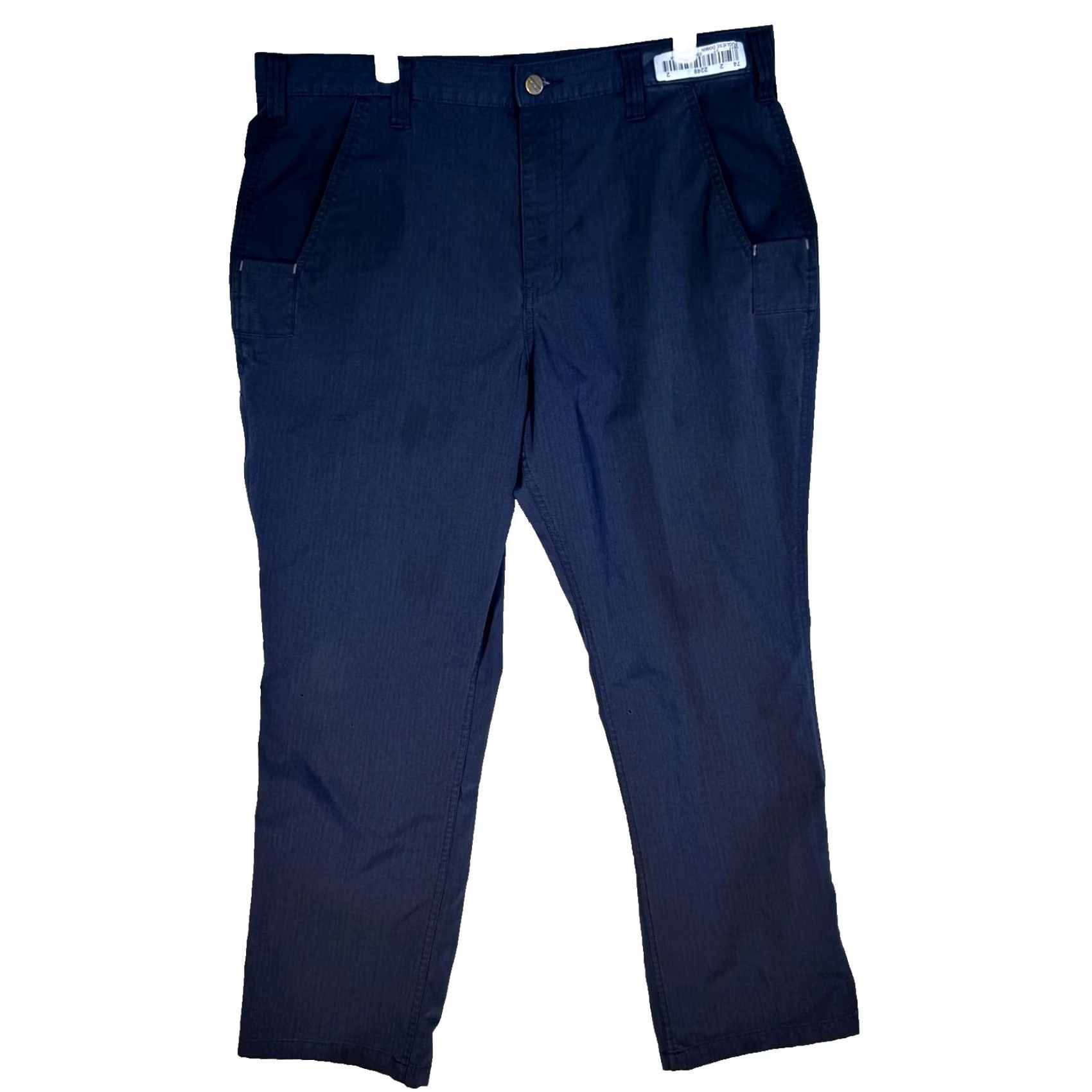 Carhartt Carhartt Carpenter Pants Mens 36x30 Navy Ripstop Relaxed Fit Work Size US 36 / EU 52 - 2 Thumbnail