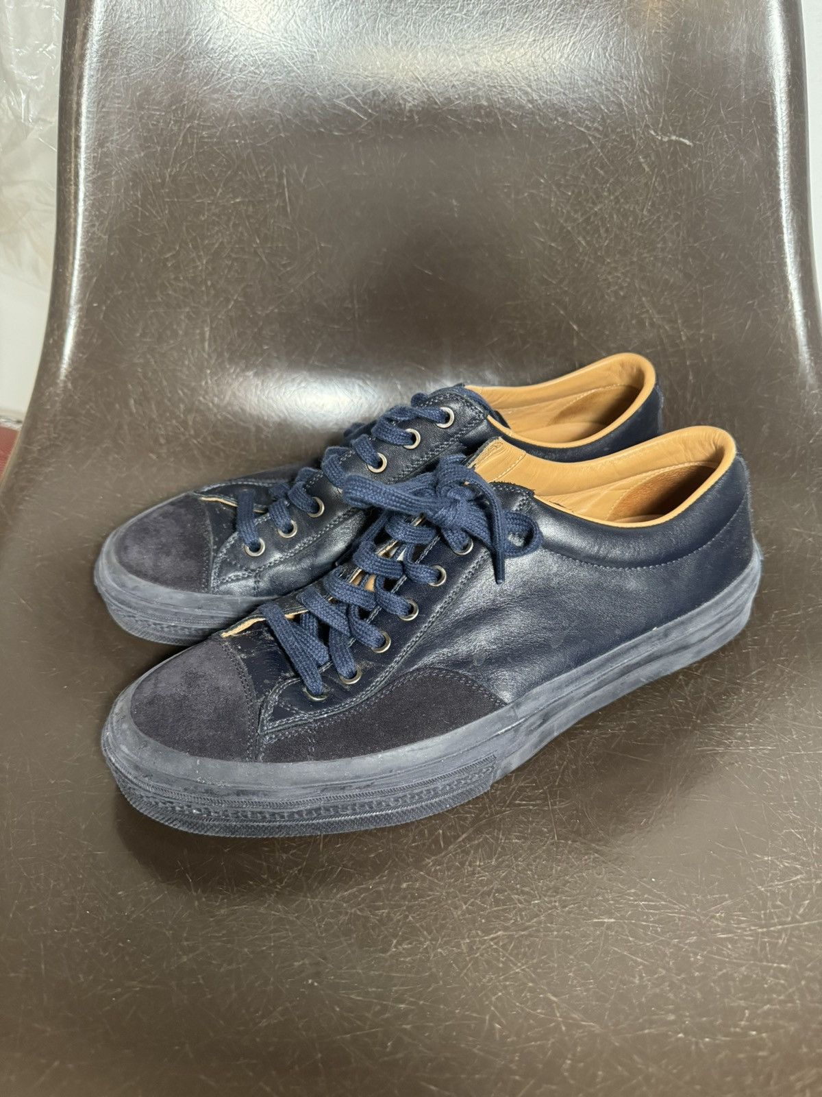 Dries Van Noten Dries Van Noten leather low trainers Size US 11 / EU 44 - 2 Thumbnail