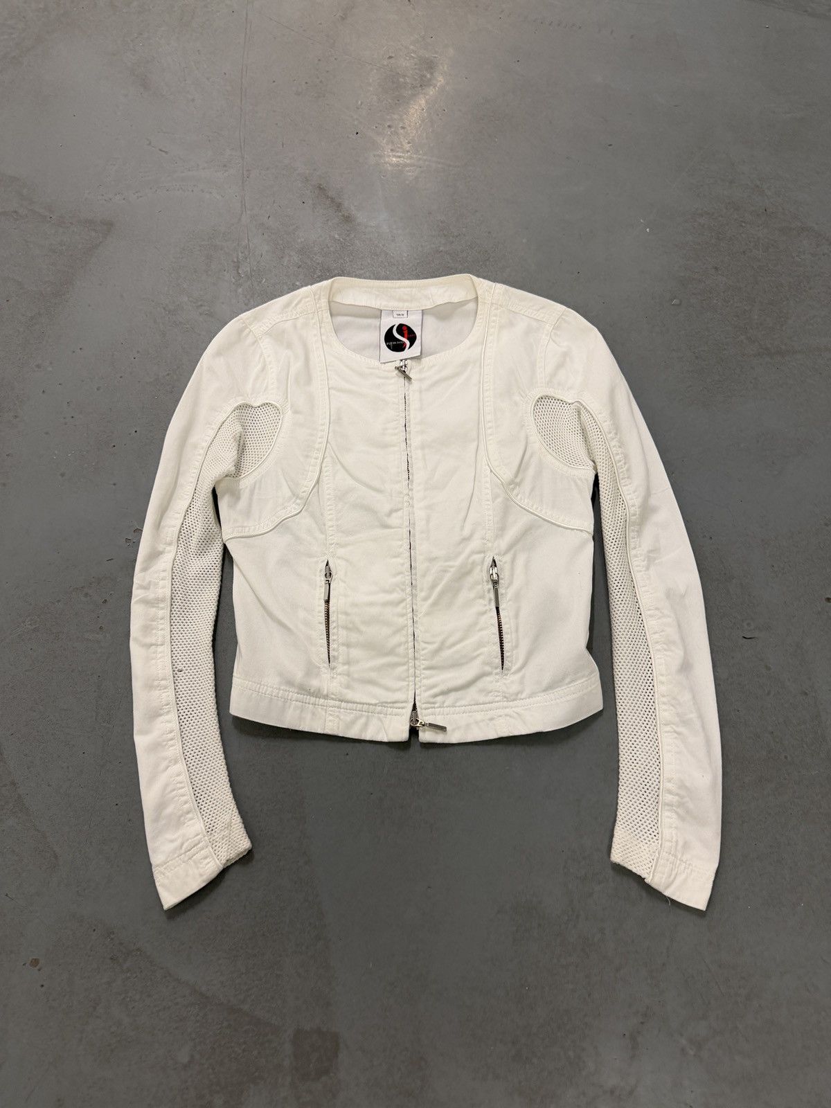 plein sud Plein Sud Jeans White Utility Set (Jacket + Pants) Size S / US 4 / IT 40 - 2 Thumbnail