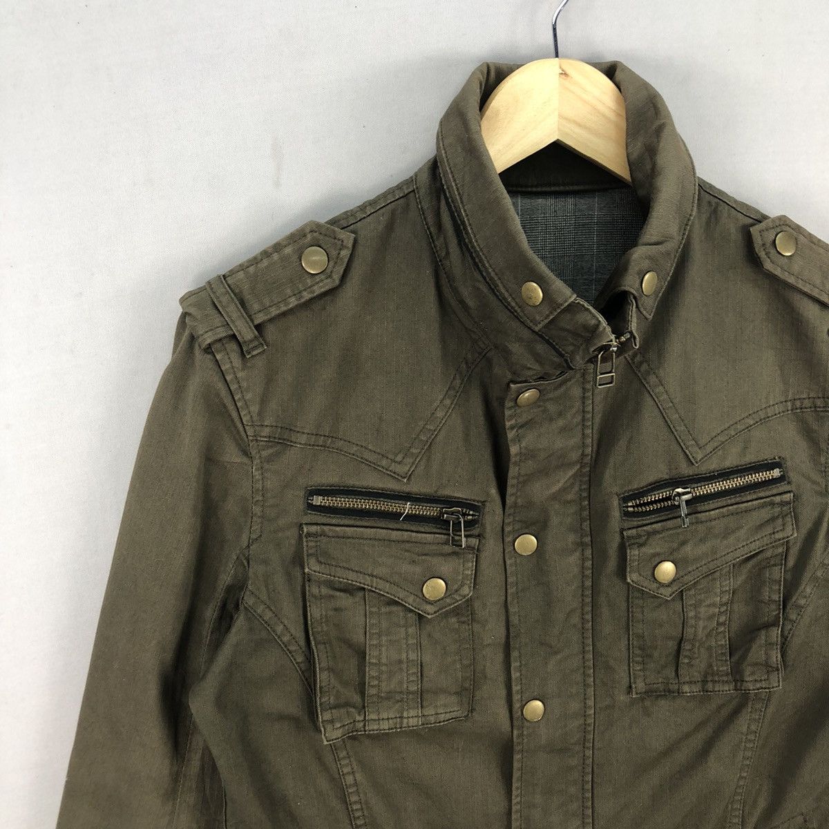 Michel Klein Vintage Michel Klein Army Tactical Jacket Size XS / US 0-2 / IT 36-38 - 2 Thumbnail
