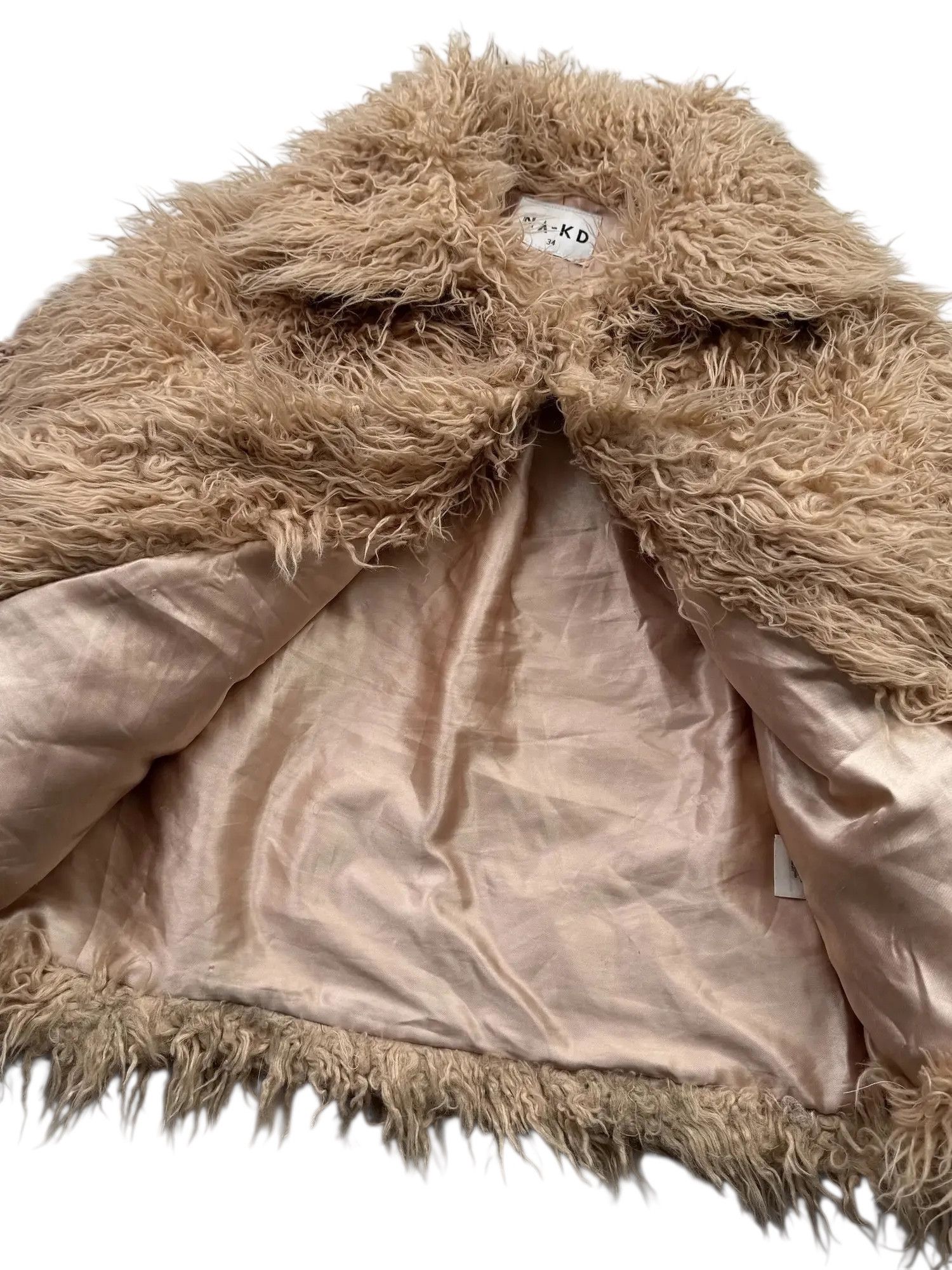 Japanese Brand 00's Faux Fur Jacket (V386) Size S / US 4 / IT 40 - 3 Thumbnail