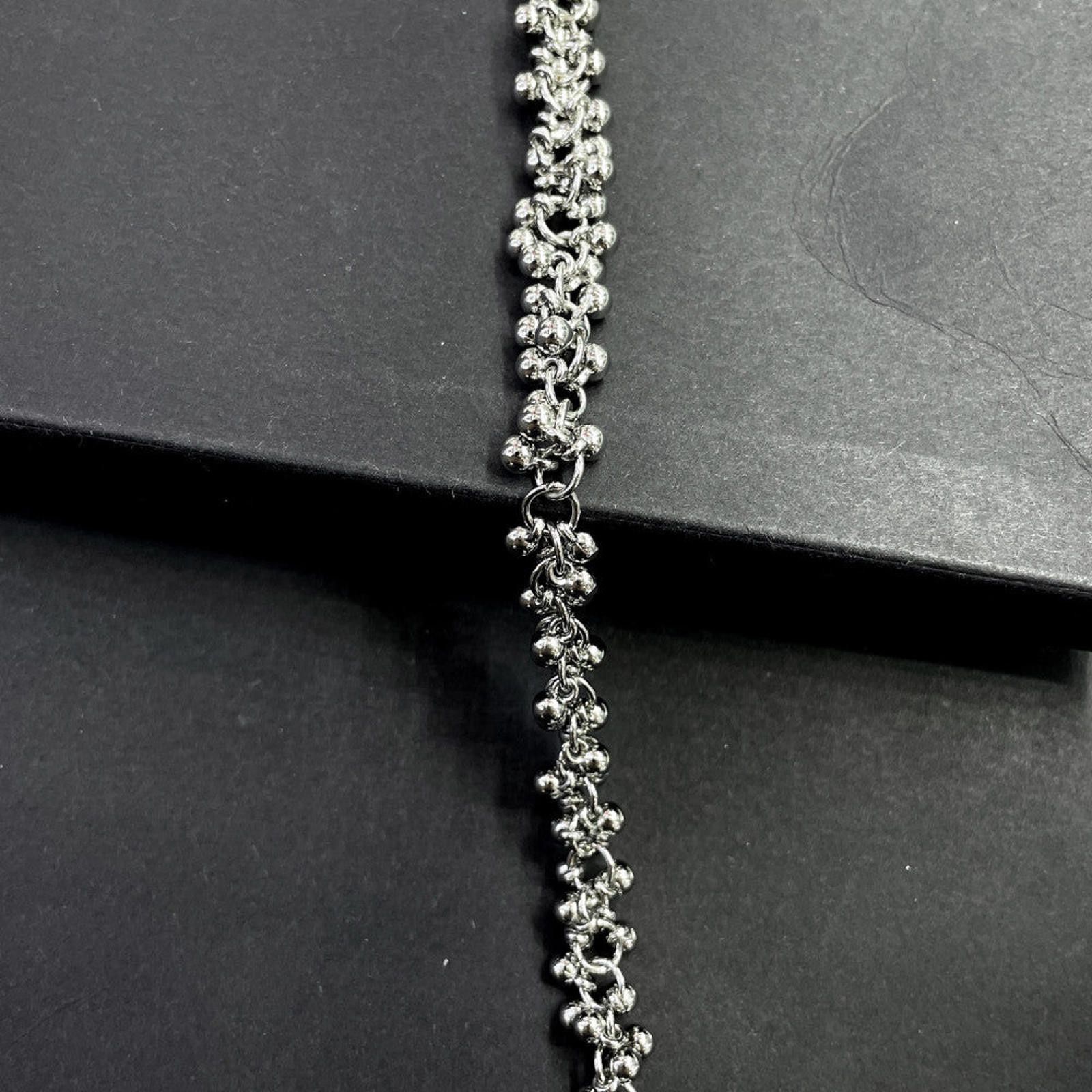 Jewelry Triple Layered Silver Wallet Chain Size ONE SIZE - 5 Thumbnail