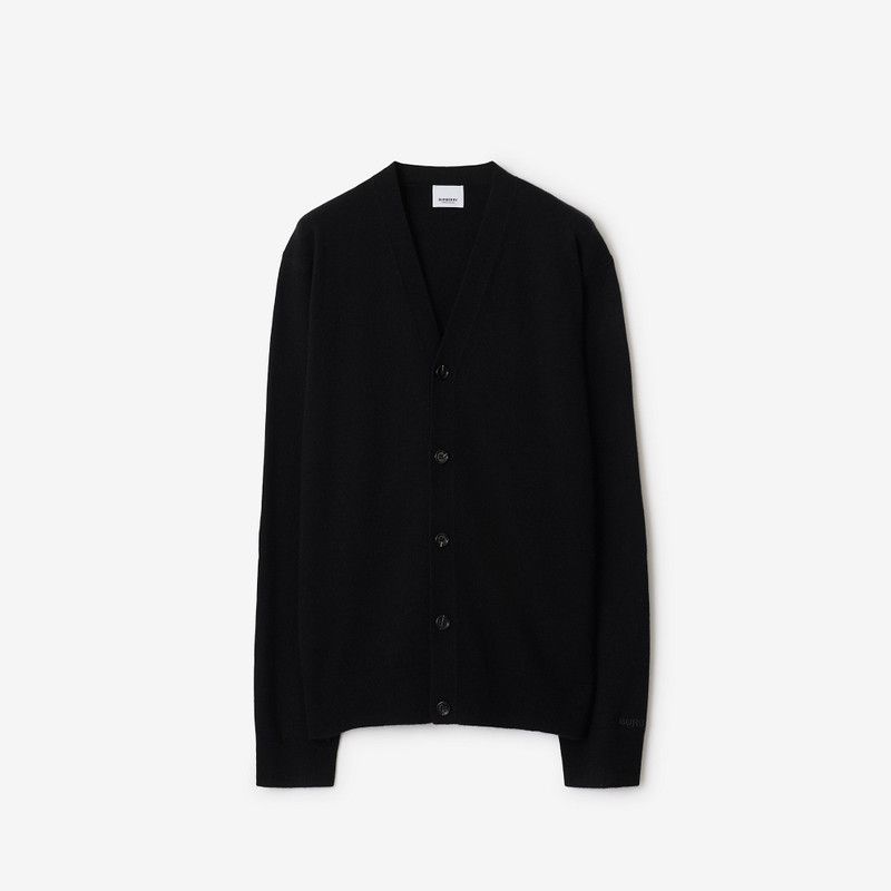 Burberry o1w1db10326 Cashmere Cardigan in Black Size US M / EU 48-50 / 2 - 1 Preview
