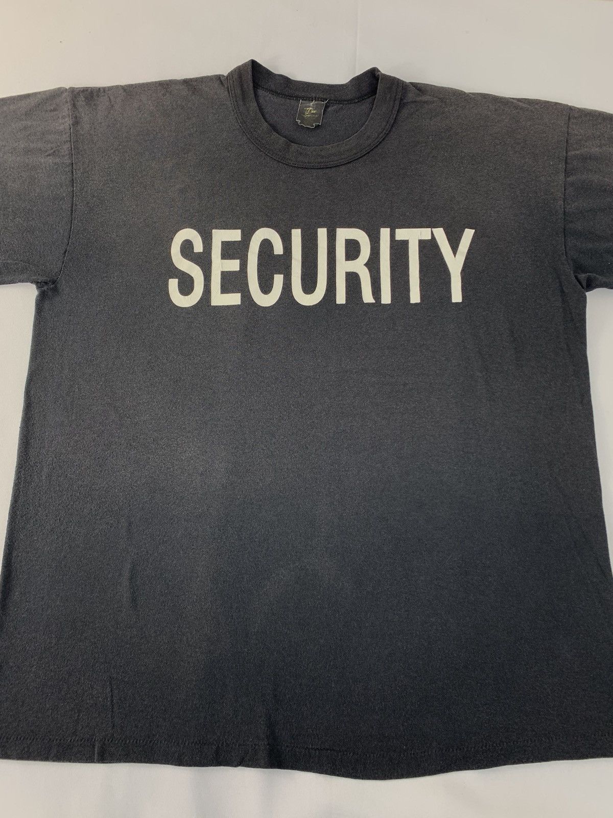 Uniform Wares 90s Security Event Bouncer Guard Staff Screen Crewneck Tee Size US XL / EU 56 / 4 - 3 Thumbnail