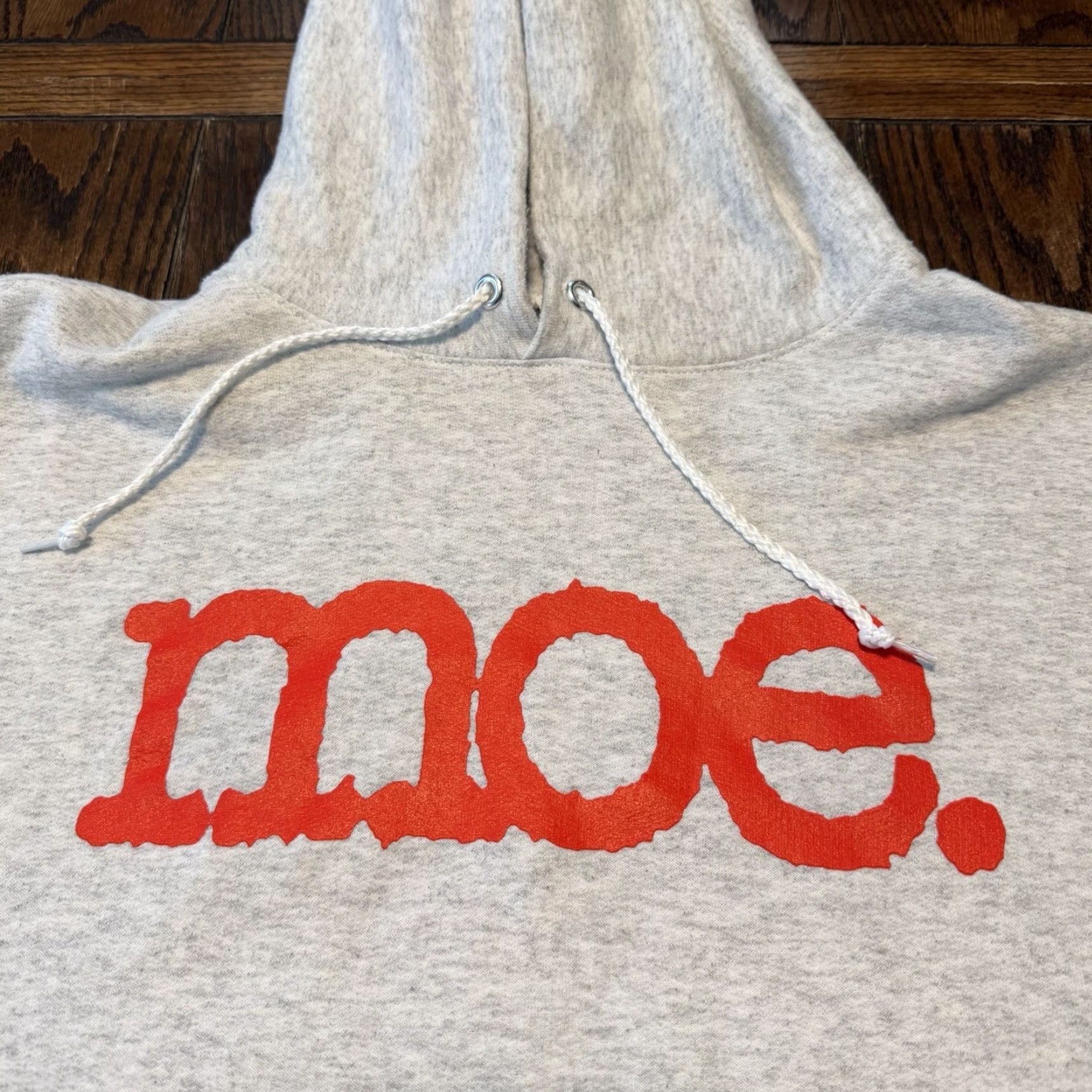 Logo 7 Moe. Band Summer Tour Logo Hoodie XL Gray Red Official Unisex Adults Hoodie Graphic Print Pullover Crew Neck / Hooded Size US XL / EU 56 / 4 - 3 Thumbnail