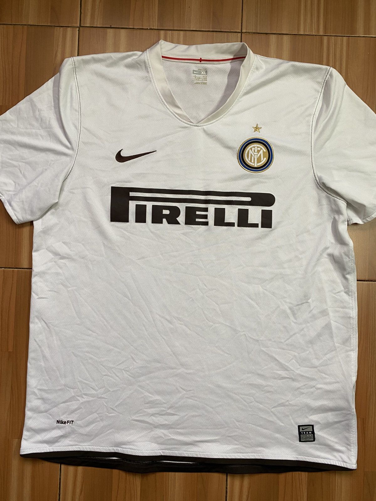 Nike Nike Inter Milan 2008/9 Away Football Shirt Soccer Jersey Size US XL / EU 56 / 4 - 2 Thumbnail