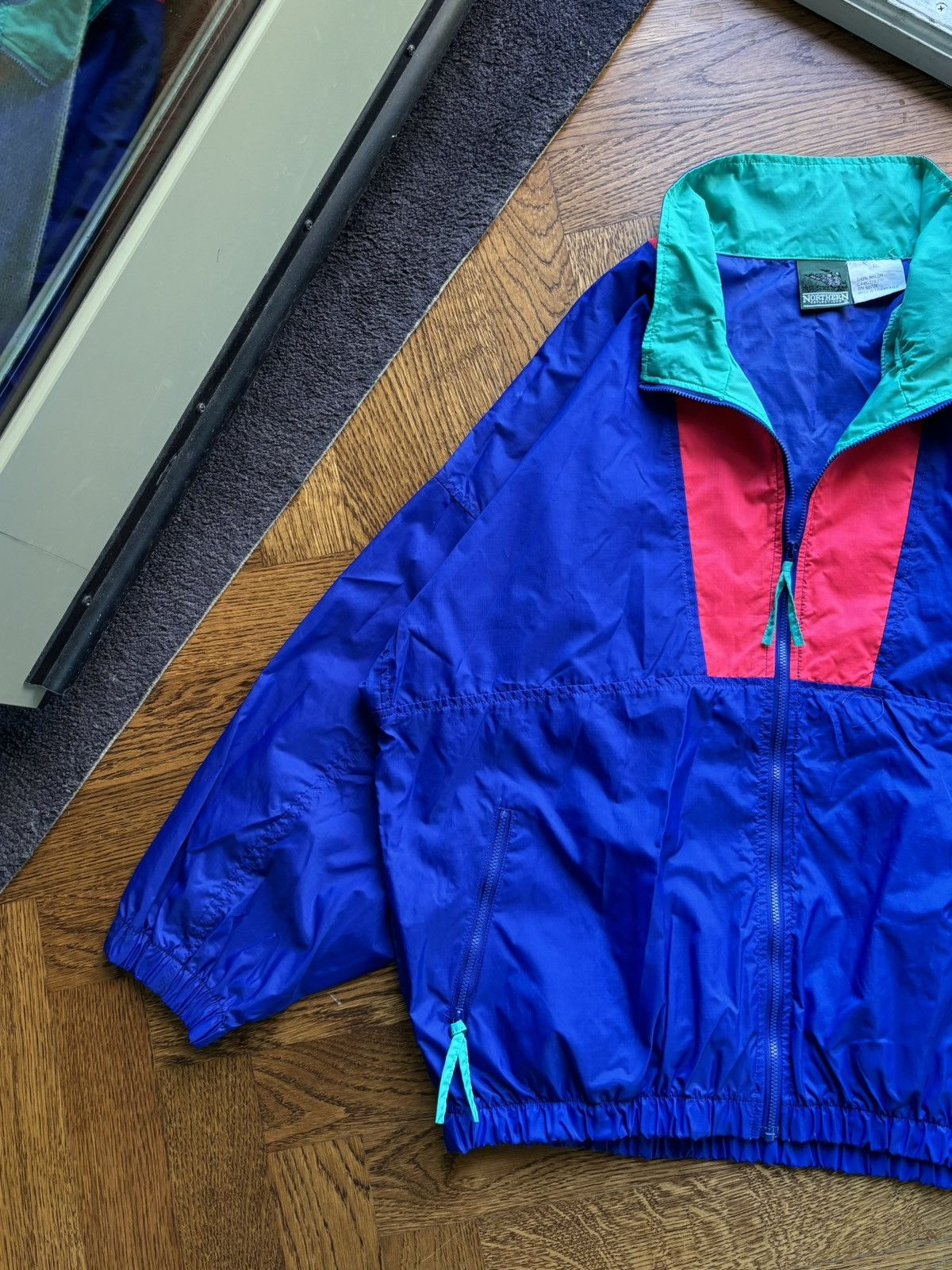 Northern Reflections × Vintage 1980s Northern Reflection Jacket Vintage Windbreaker Zip 80s Size US S / EU 44-46 / 1 - 4 Thumbnail