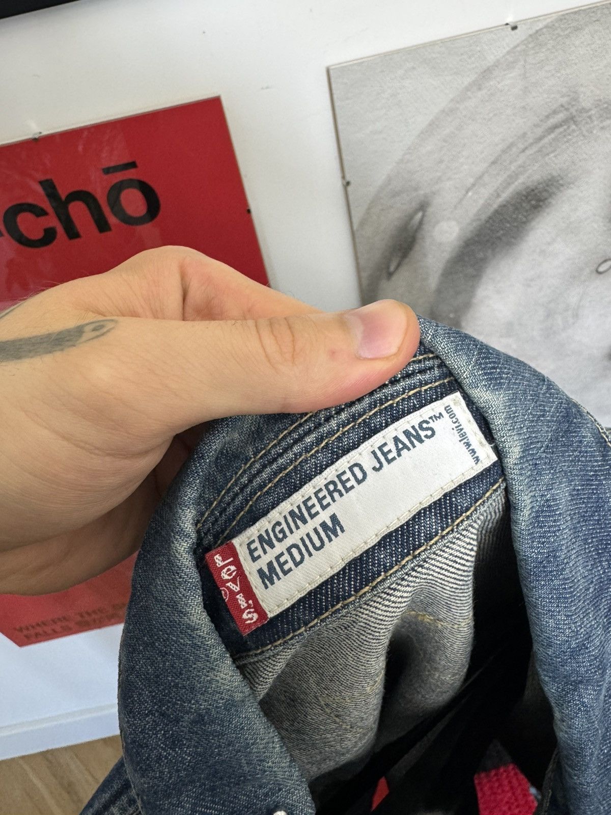 Levi's Vintage Levi’s engineered Denim Jacket Vintage Y2k Retro Size US L / EU 52-54 / 3 - 5 Thumbnail