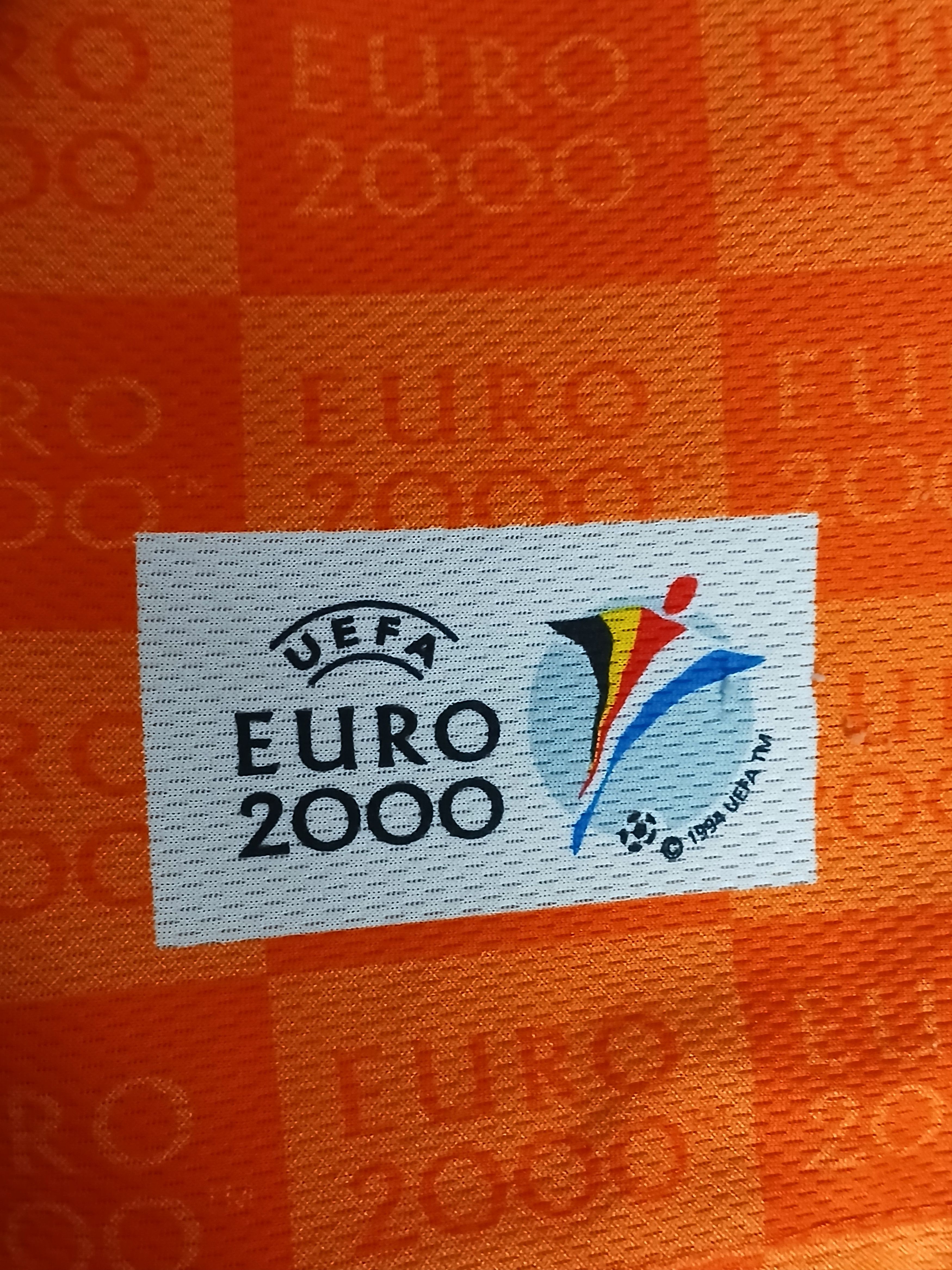 UEFA × Vintage Euro 2000 Netherlands Holland National Football Team T-Shirt Size US XL / EU 56 / 4 - 6 Thumbnail