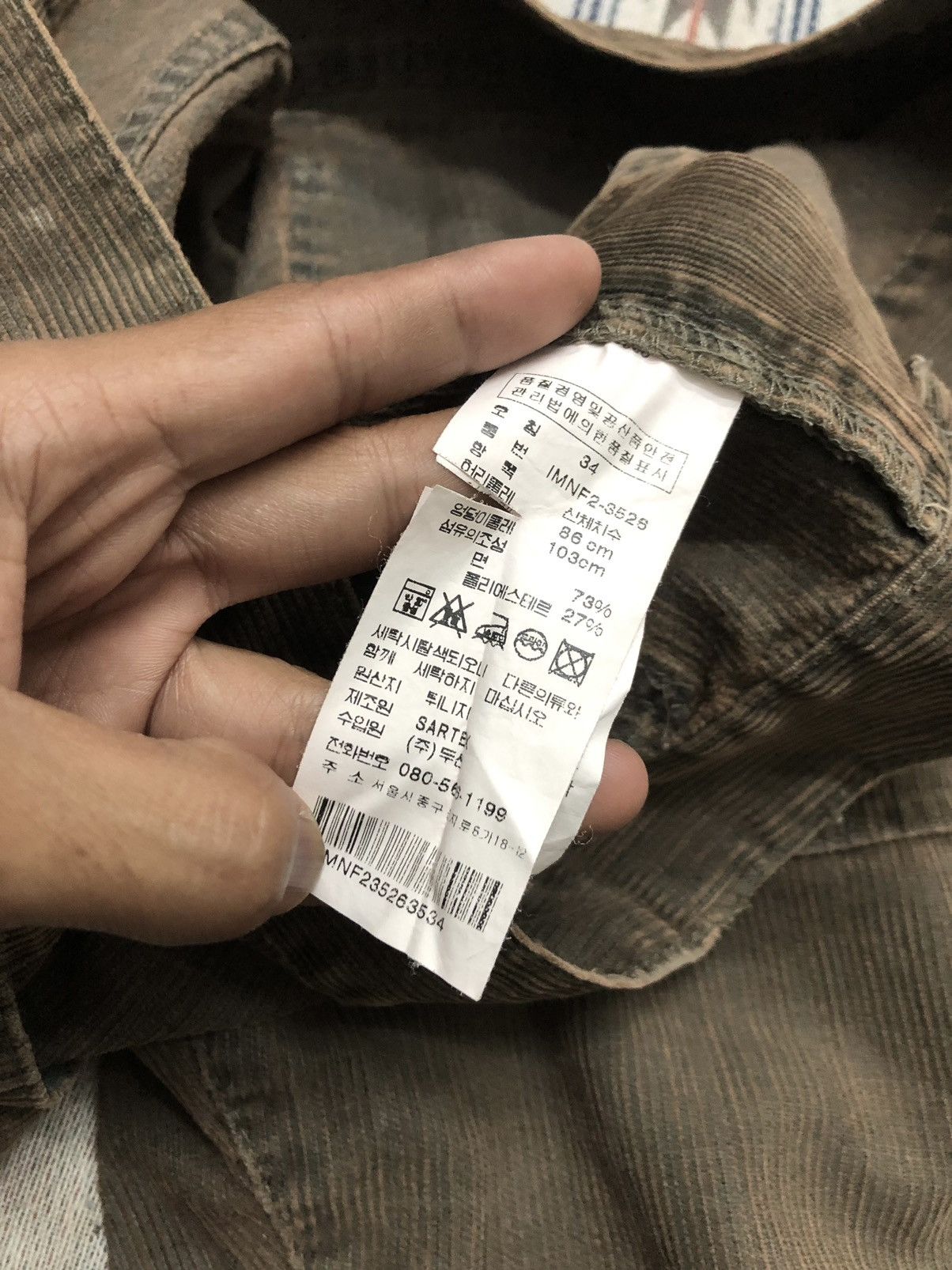 Polo Ralph Lauren FLARED⚡️⚡️CORDUROY BAKER PANT BY POLO JEANS Size US 35 - 3 Thumbnail