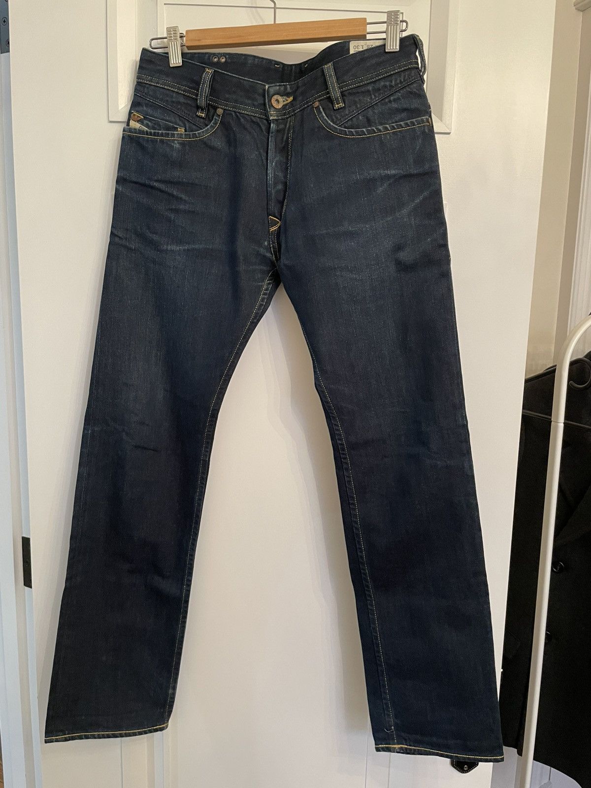 Diesel Diesel X Adidas Adi-Ybo 28x30 Blue Denim Jeans Wide-leg