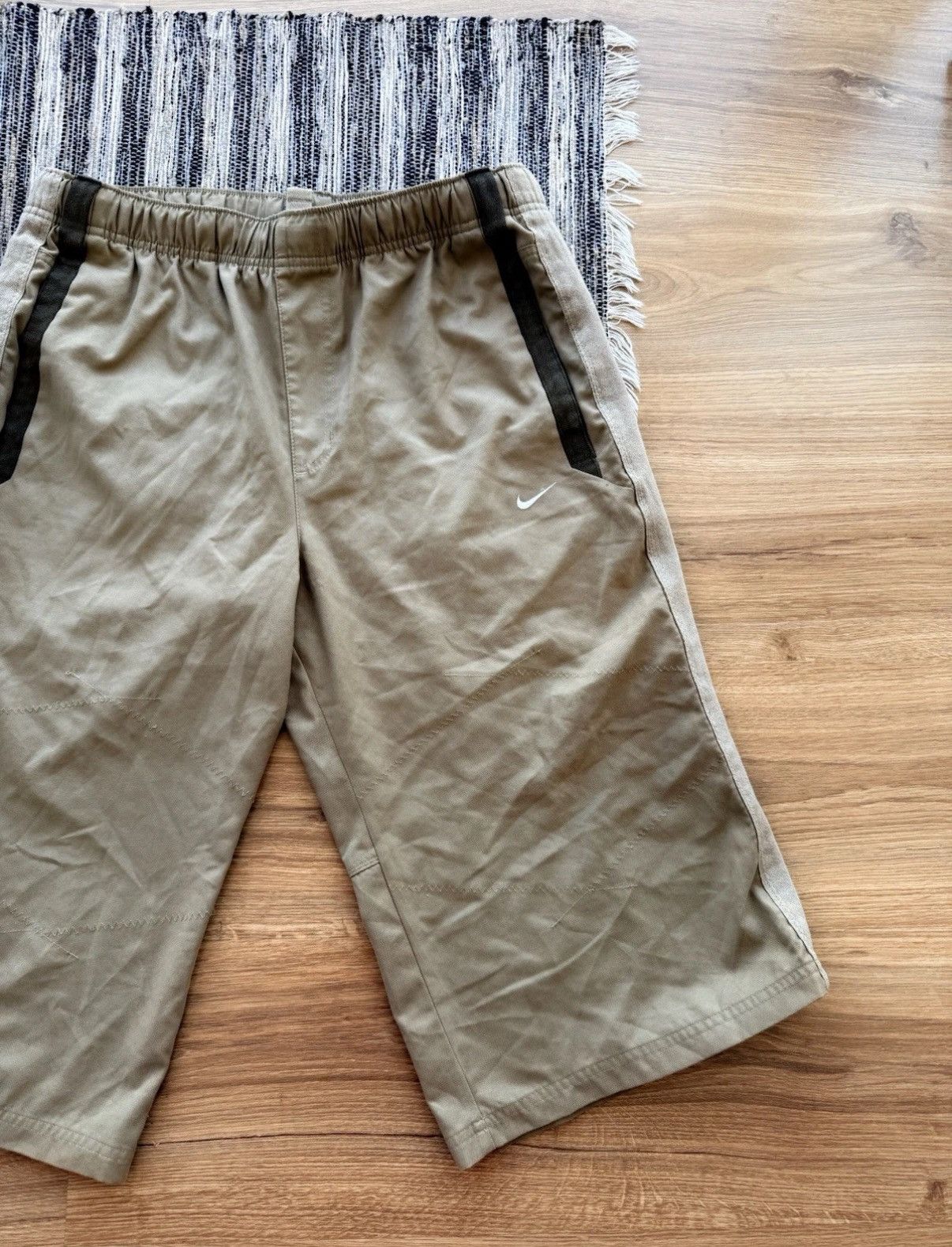 Nike VINTAGE NIKE SHORTS DOWNING STADIUM KHAKI BRIDGES Size L Size US 35 - 4 Thumbnail