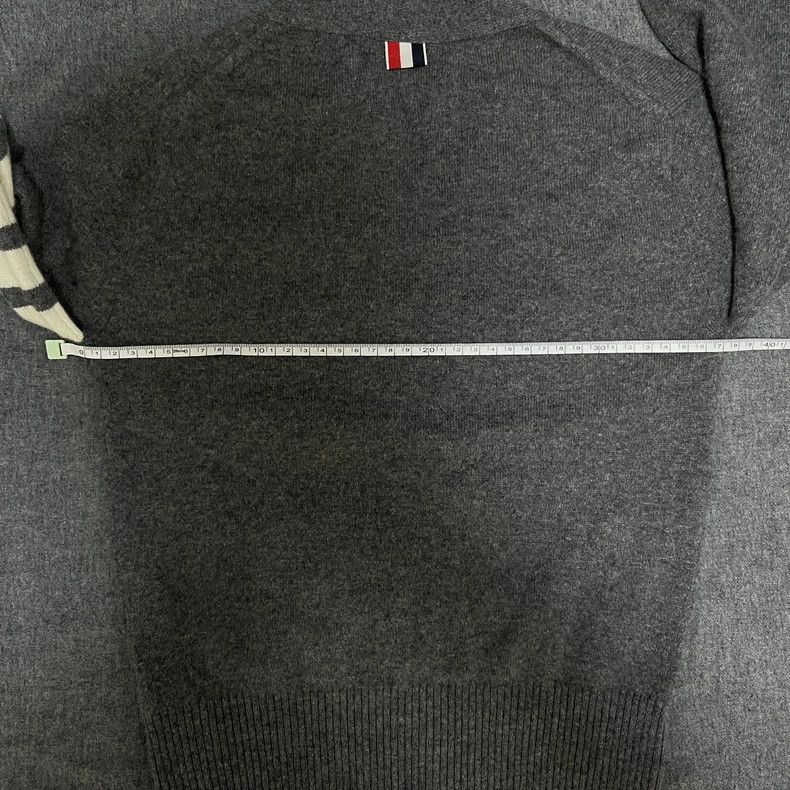 Thom Browne Thom Browne Medium grey cashmere knitwear Size XS / US 0-2 / IT 36-38 - 6 Thumbnail