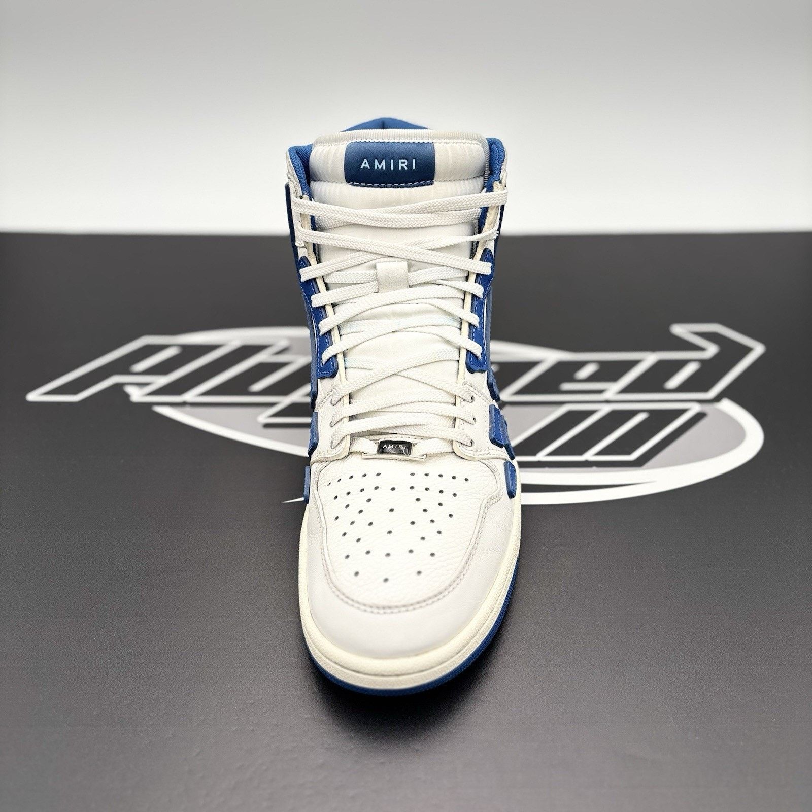 Amiri Amiri Skel High Top ' White Blue ' | GOOD CONDITION! Size US 10 / EU 43 - 14 Thumbnail