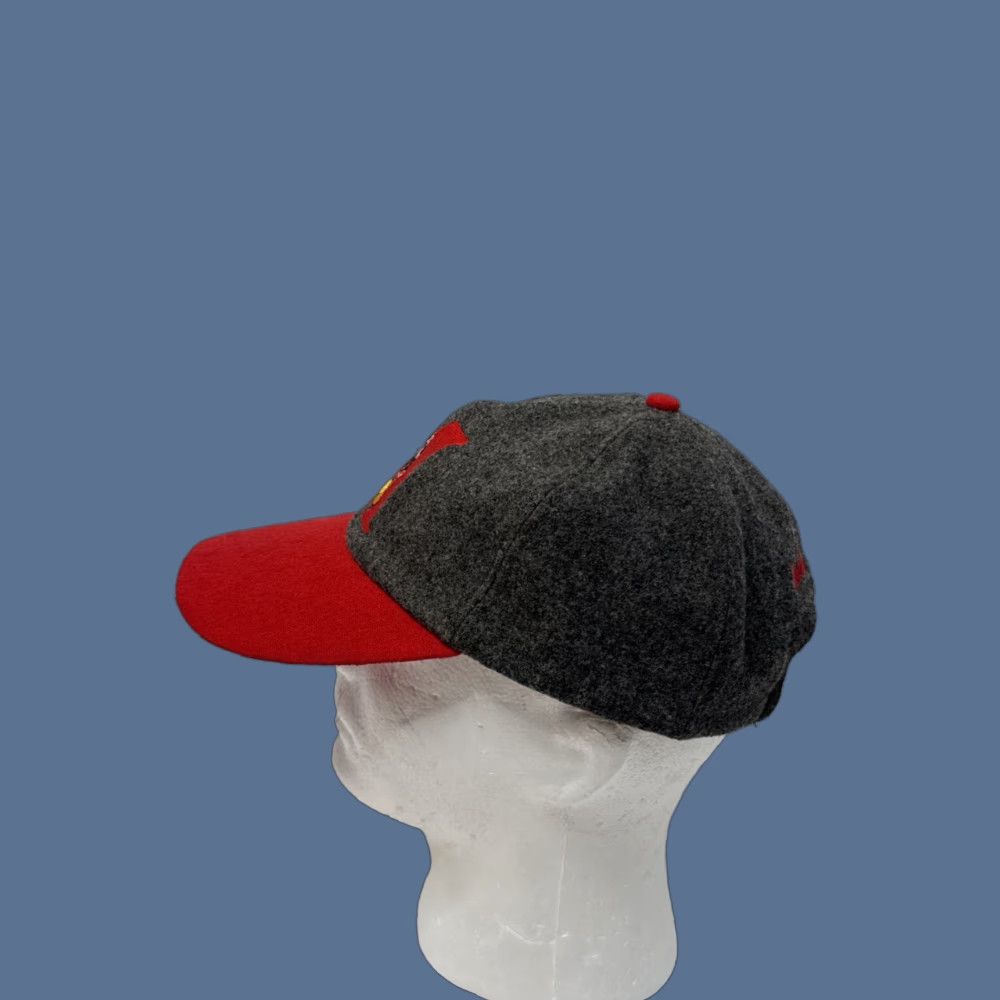 Mickey Unlimited VINTAGE Mickey Unlimited Disney Hat Gray Red OSFA Adult Wool Snapback Cap Mens Hip Hop 90s Size ONE SIZE - 1 Thumbnail