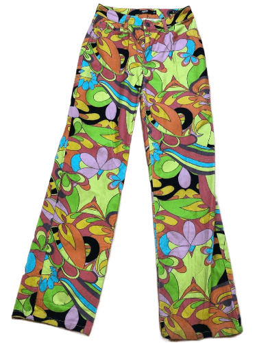 Jaded London Jaded London Y2K Print Slouchy Fit 100% Cotton Pants Size 28 Size 28" / US 6 / IT 42 - 1 Thumbnail