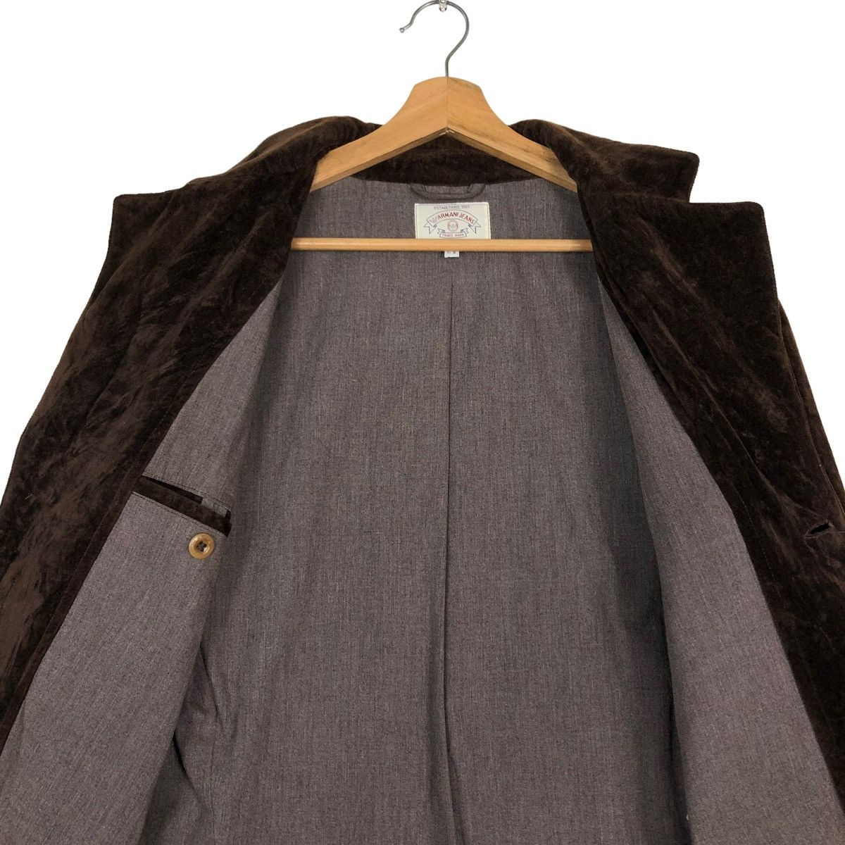 Armani Exchange 🔥VINTAGE VELVET CHORE JACKET ARMANI JEANS MADE IN ITALY Size US M / EU 48-50 / 2 - 14 Thumbnail
