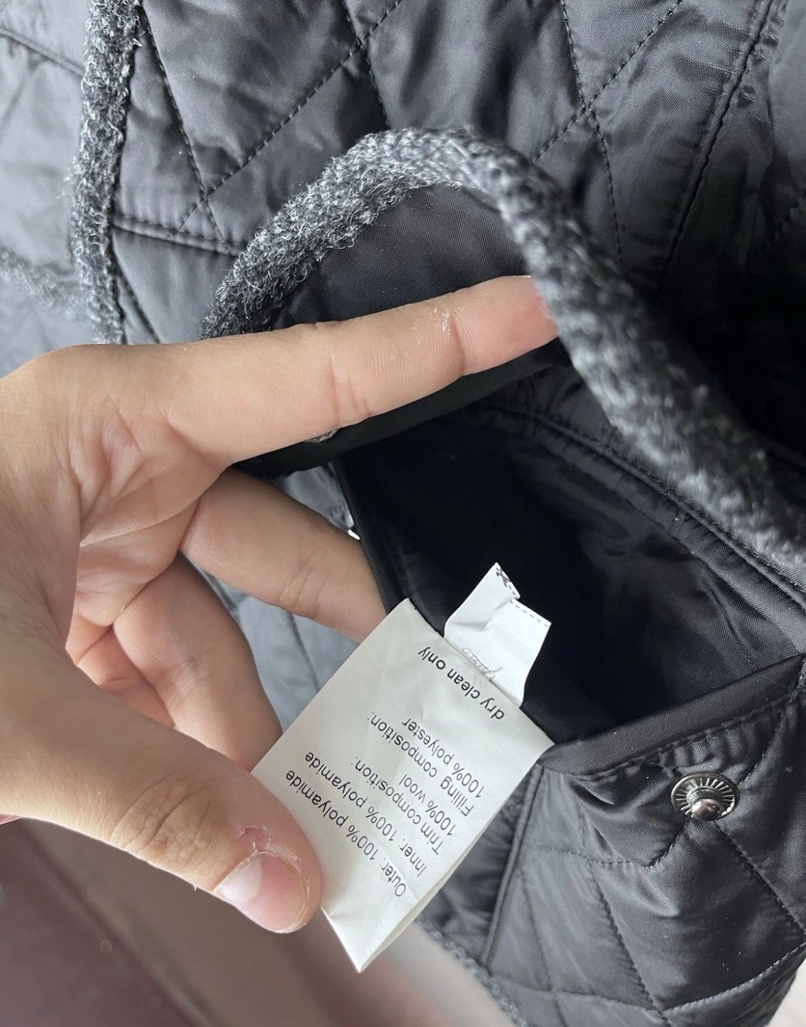 Barbour Women’s denim jacket Barbour size UK10 black outdoor Size M / US 6-8 / IT 42-44 - 6 Thumbnail