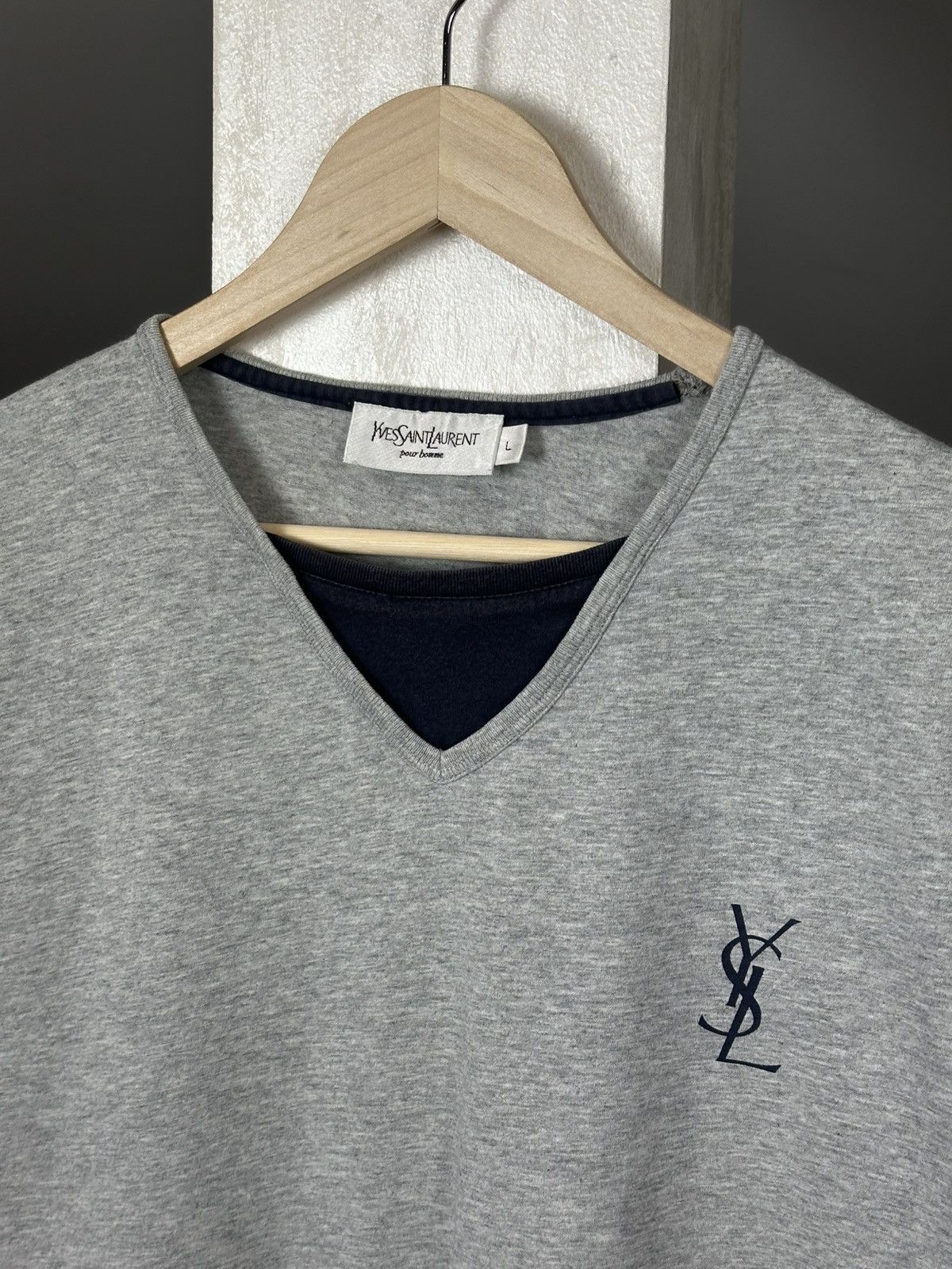 Yves Saint Laurent Vintage YSL Yves Saint Laurent Tee Size US L / EU 52-54 / 3 - 5 Thumbnail