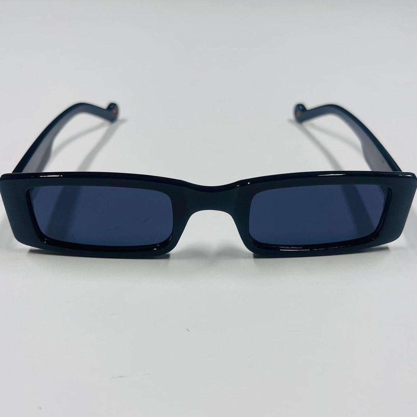 Vintage Y2k 2000s vintage style black surfer rectangular sunglasses Size ONE SIZE - 5 Thumbnail