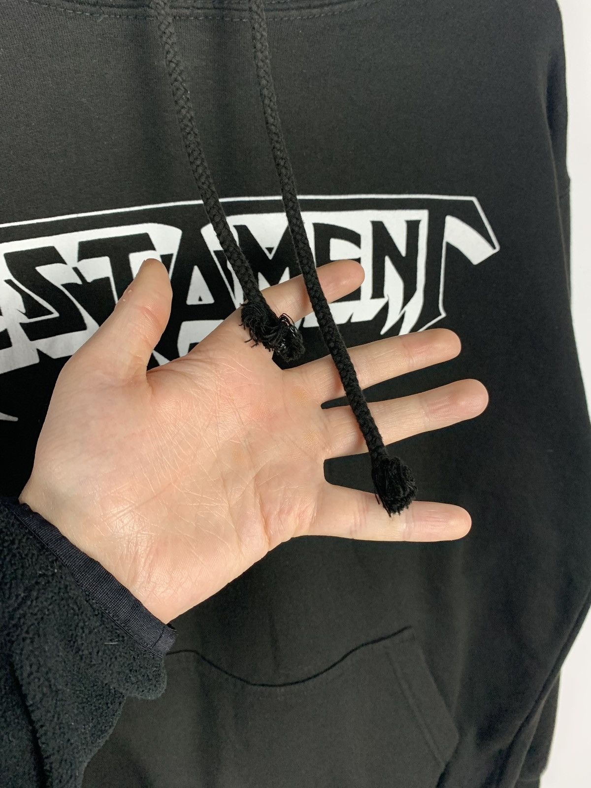 Band Tees Testament Rock Band Hoodie Promo Graphic Y2K Black Size M Size US M / EU 48-50 / 2 - 10 Thumbnail