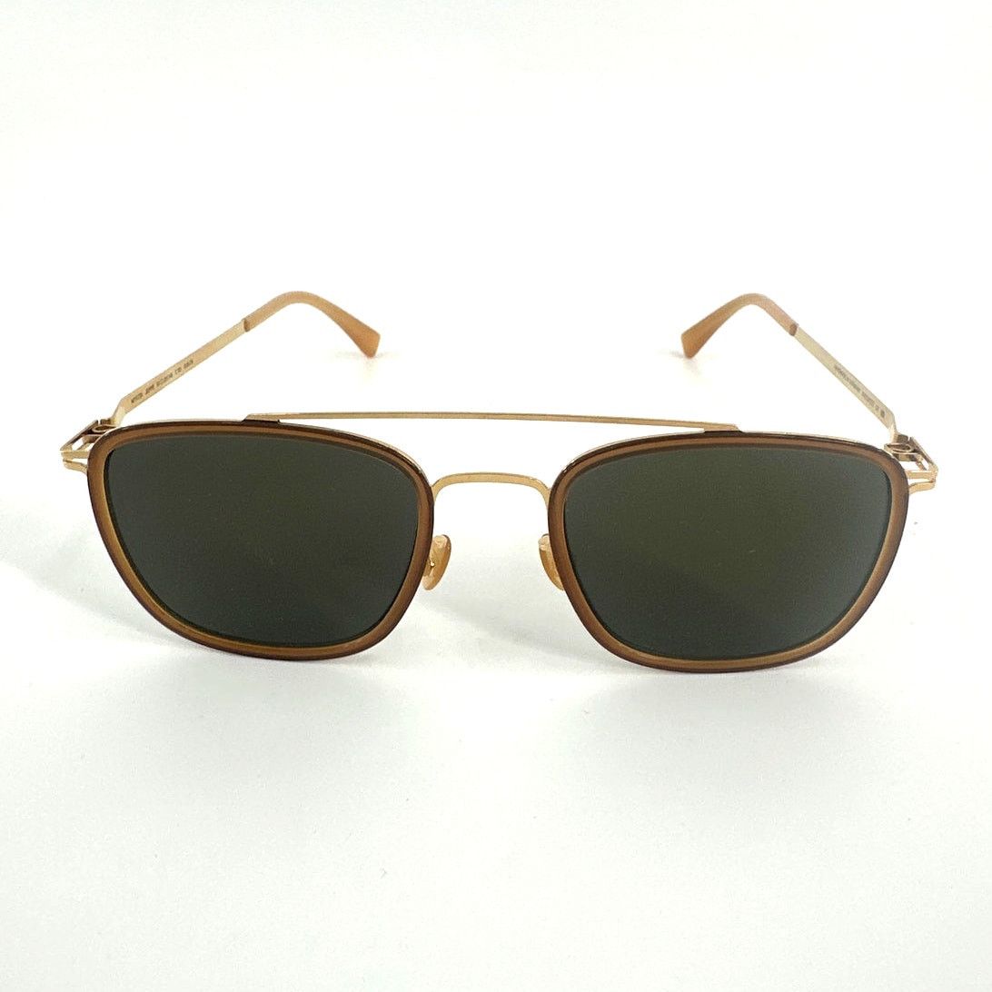 Mykita Mykita Men's Gold Brown Jeppe 6U79 Eyewear Sunglasses Size ONE SIZE - 2 Thumbnail