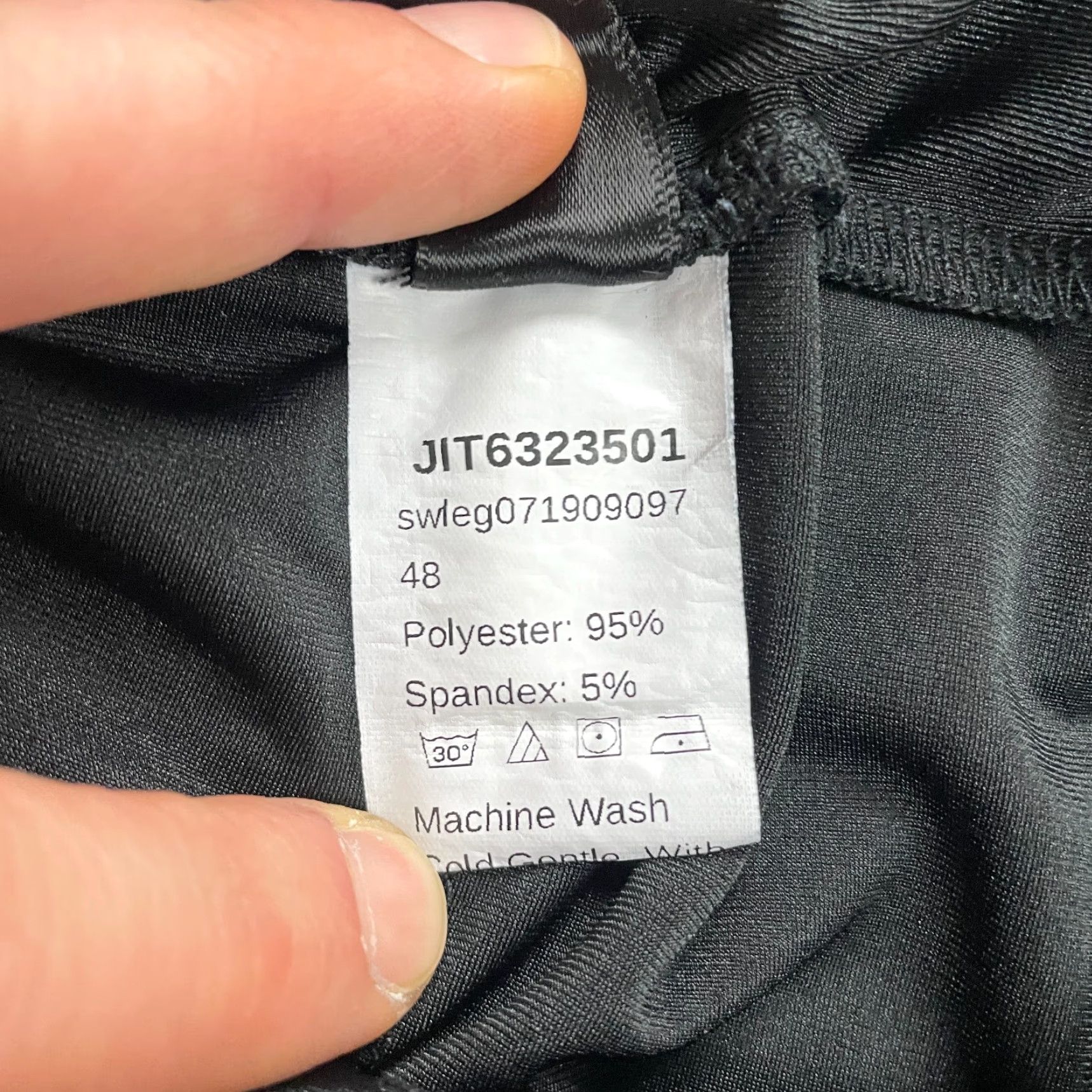 Shein Shein Black Pants Women's XL Straight Leg Activewear Trousers Athletic Jogging Yoga Gym 28x28.5 Size 40" / US 18 - 6 Thumbnail