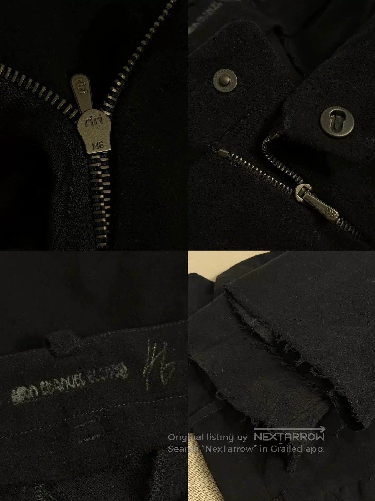 Leon Emanuel Blanck Leon Emanuel Blanck Black 3D Flared Pants. Size US 34 / EU 50 - 8 Thumbnail